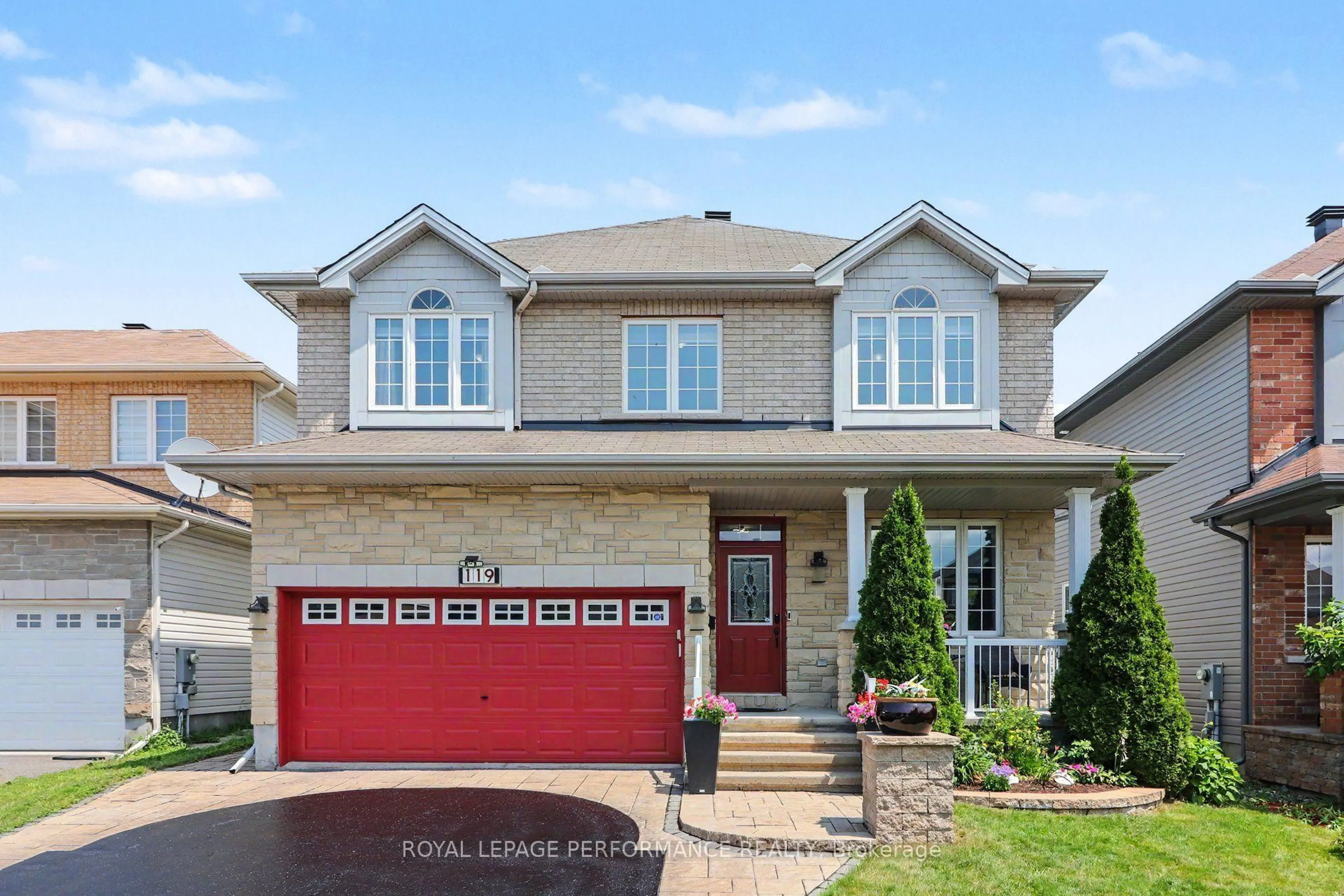 Home with brick exterior material, street for 119 Felicity Cres, Orleans Ontario K1W 0C3