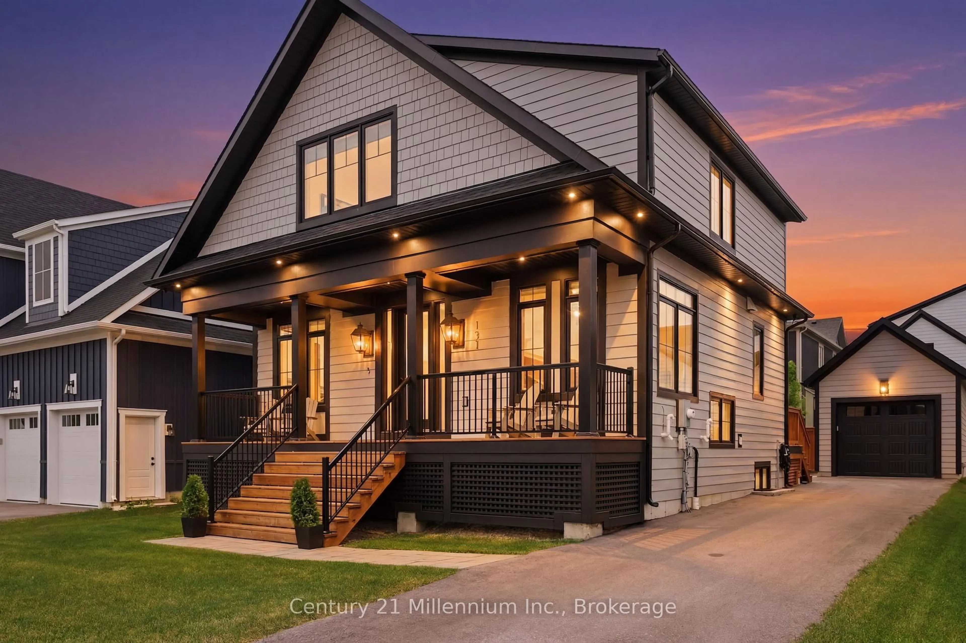 Home with brick exterior material, street for 131 Courtland St, Blue Mountains Ontario L9Y 0R4