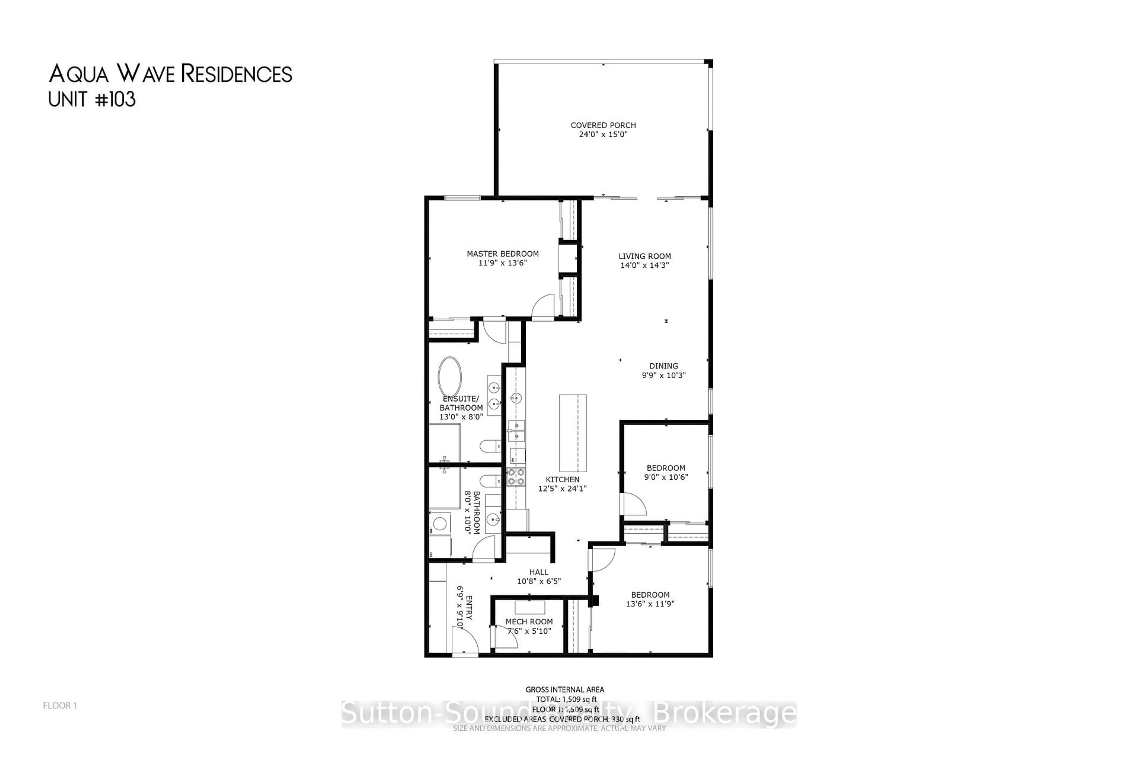 Floor plan for 535 #103 Isaac St, South Bruce Peninsula Ontario N0H 2T0