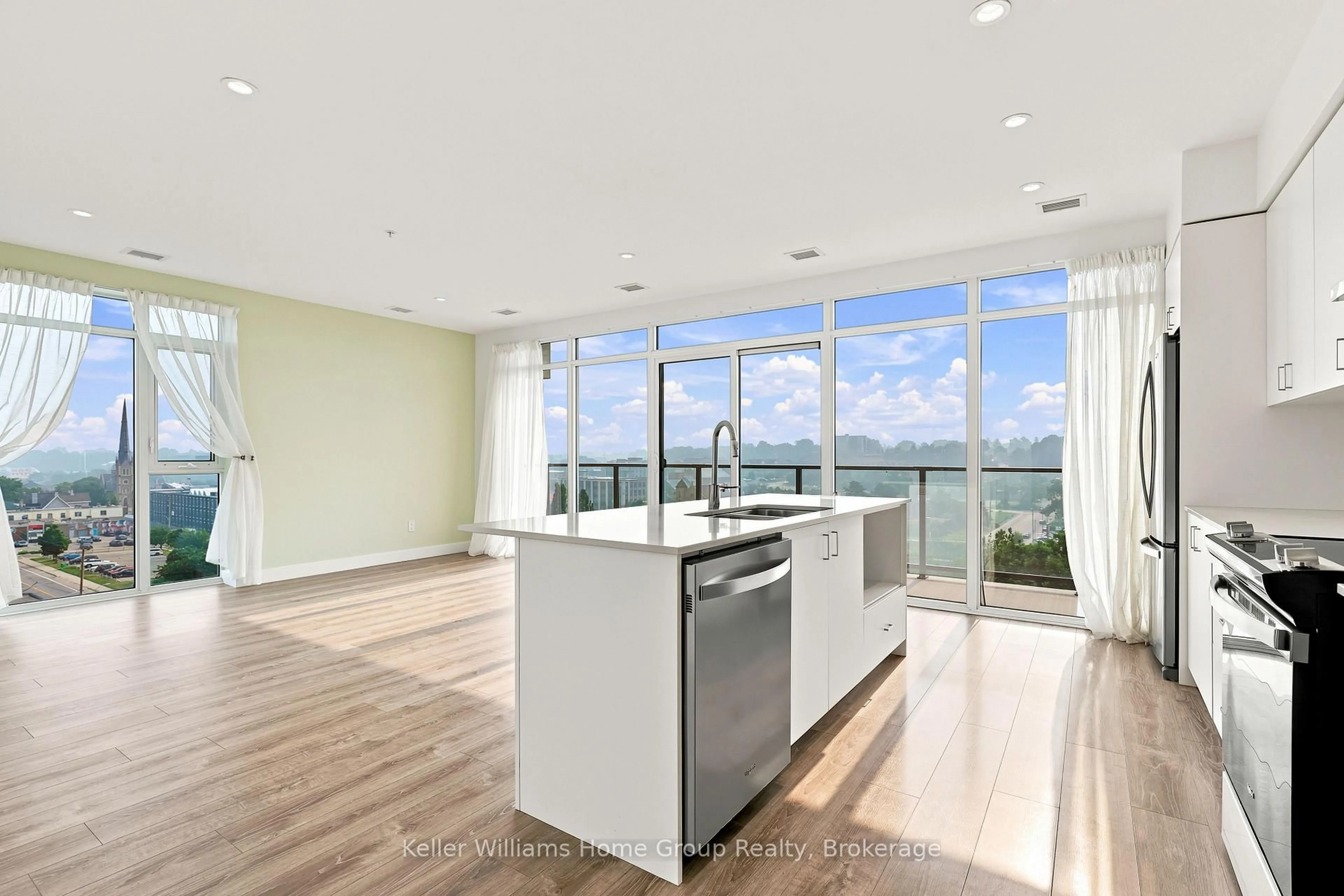 Open concept kitchen, unknown for 50 Grand Ave #713, Cambridge Ontario N1S 0C2