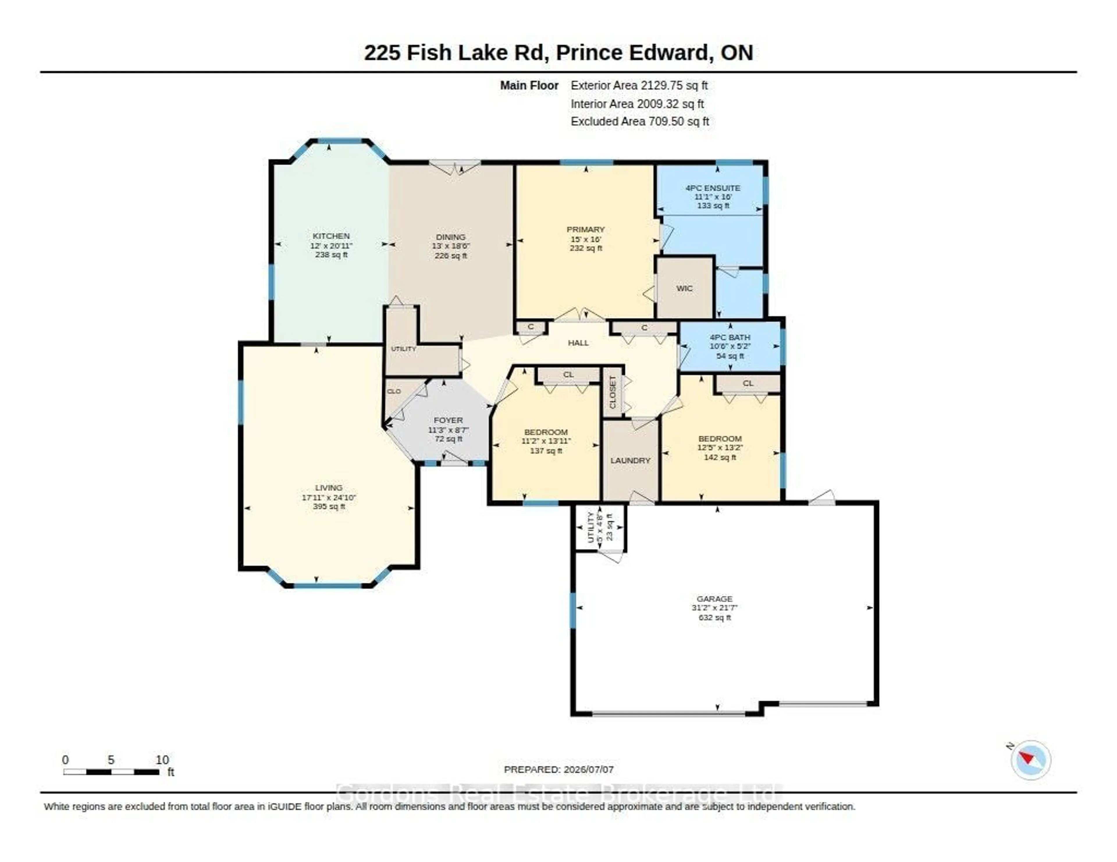Floor plan for 225 Fish Lake Rd, Prince Edward County Ontario K0K 1W0
