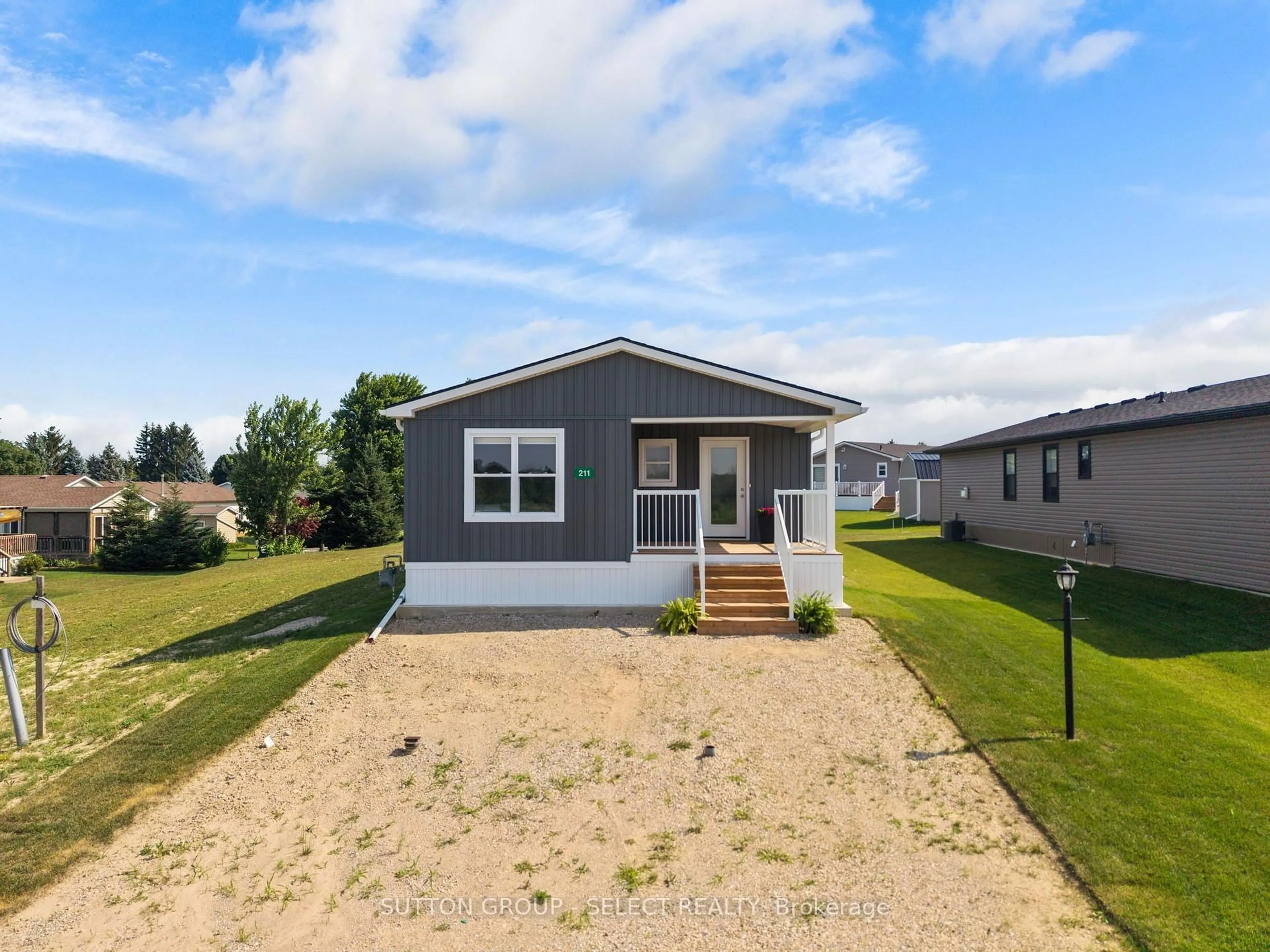 Home with vinyl exterior material, street for 211 Carolynn Way #Lot 6, North Perth Ontario N4W 3G8