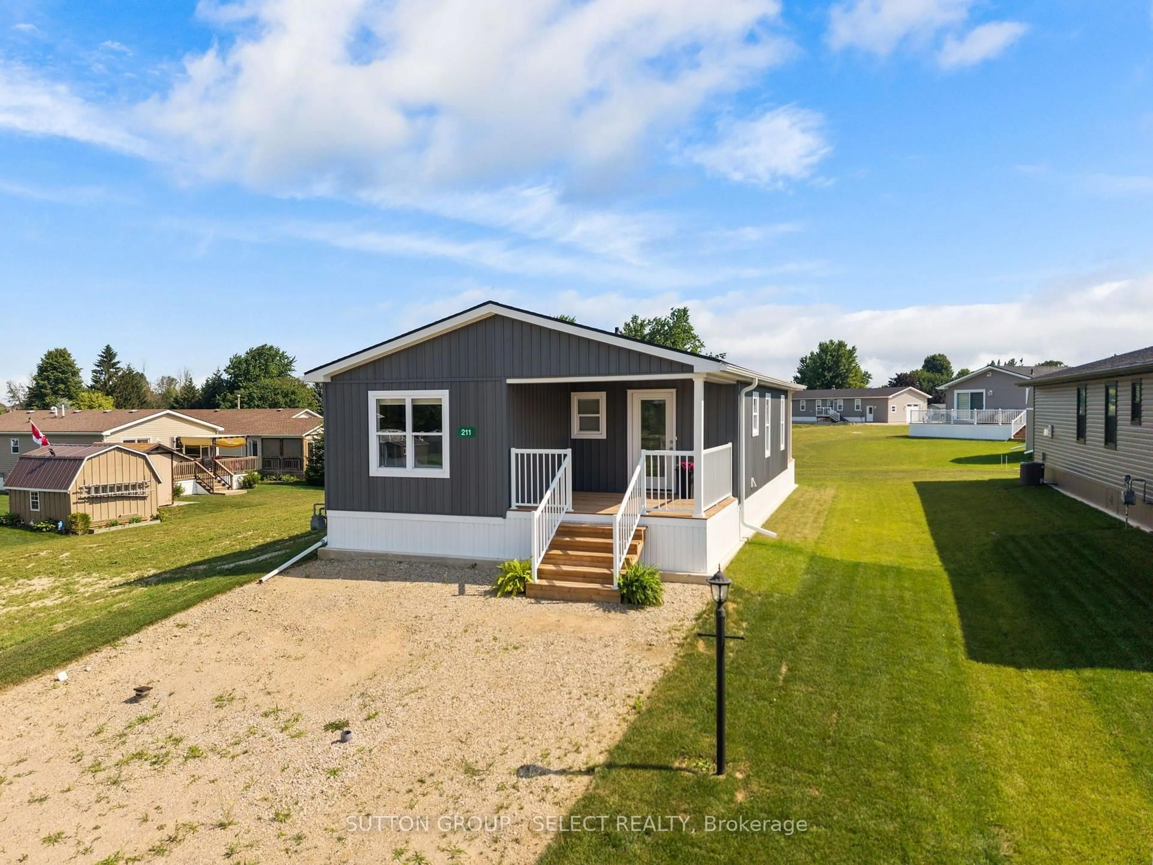 A pic from outside/outdoor area/front of a property/back of a property/a pic from drone, street for 211 Carolynn Way #Lot 6, North Perth Ontario N4W 3G8
