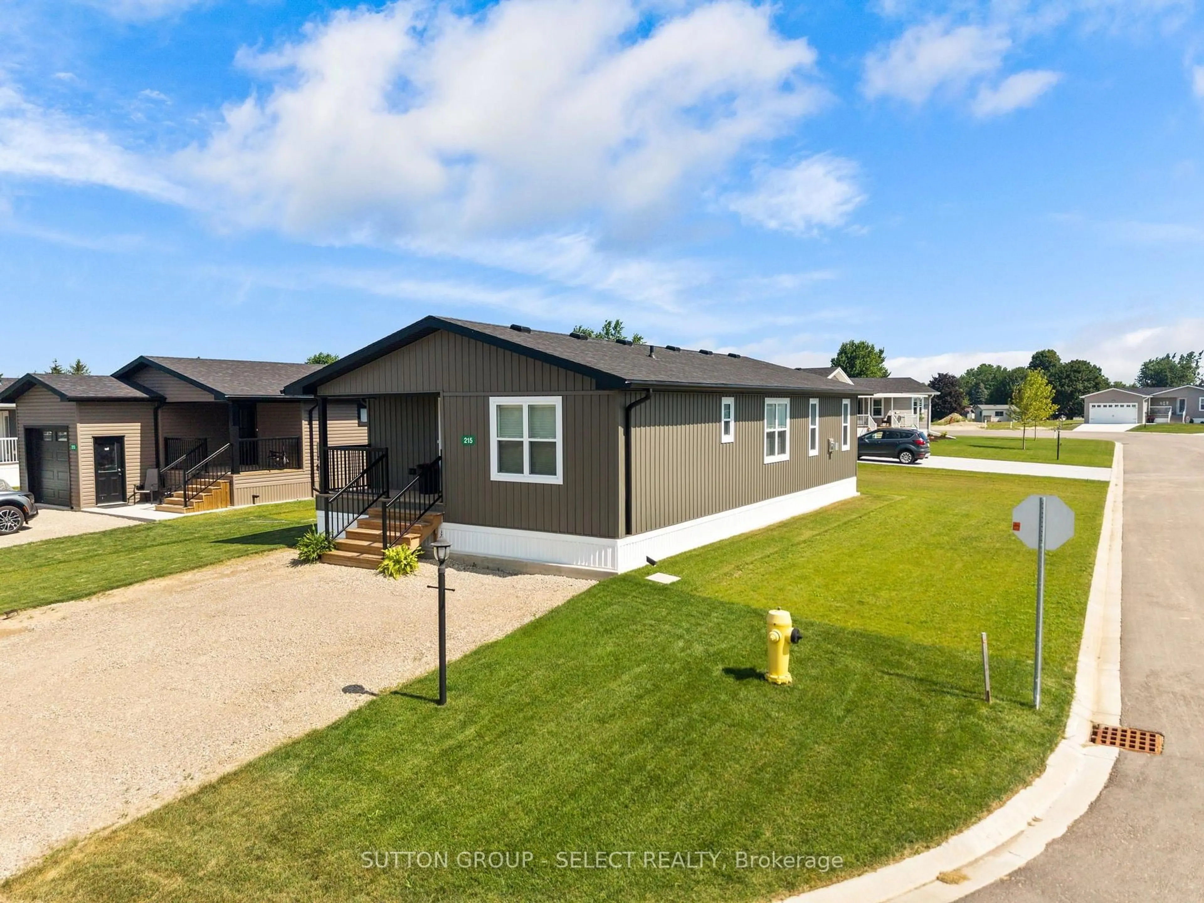 A pic from outside/outdoor area/front of a property/back of a property/a pic from drone, street for 215 Carolynn Way #Lot 8, North Perth Ontario N4W 3G8