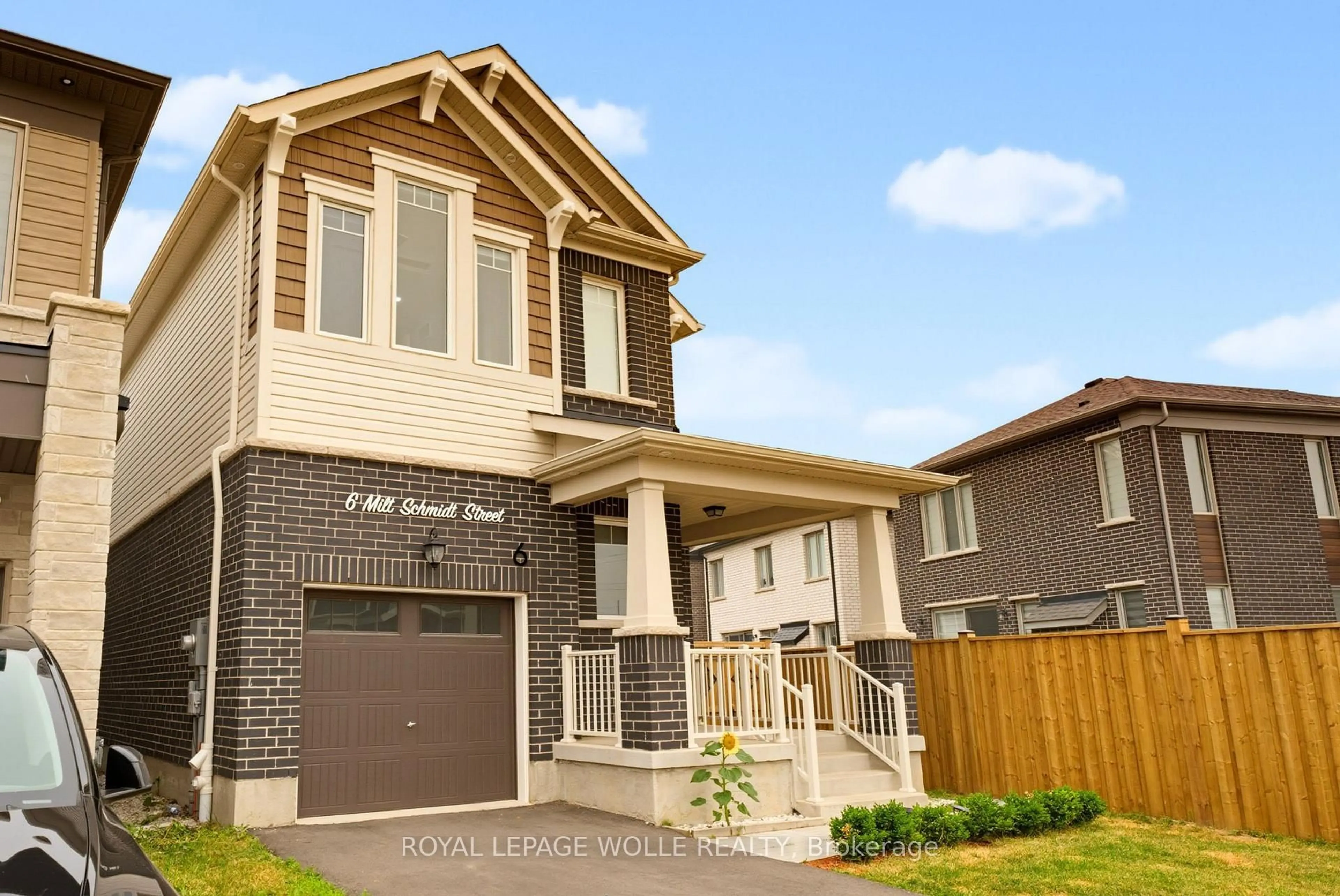 Home with brick exterior material, street for 6 Milt Schmidt St, Kitchener Ontario N2R 0T2