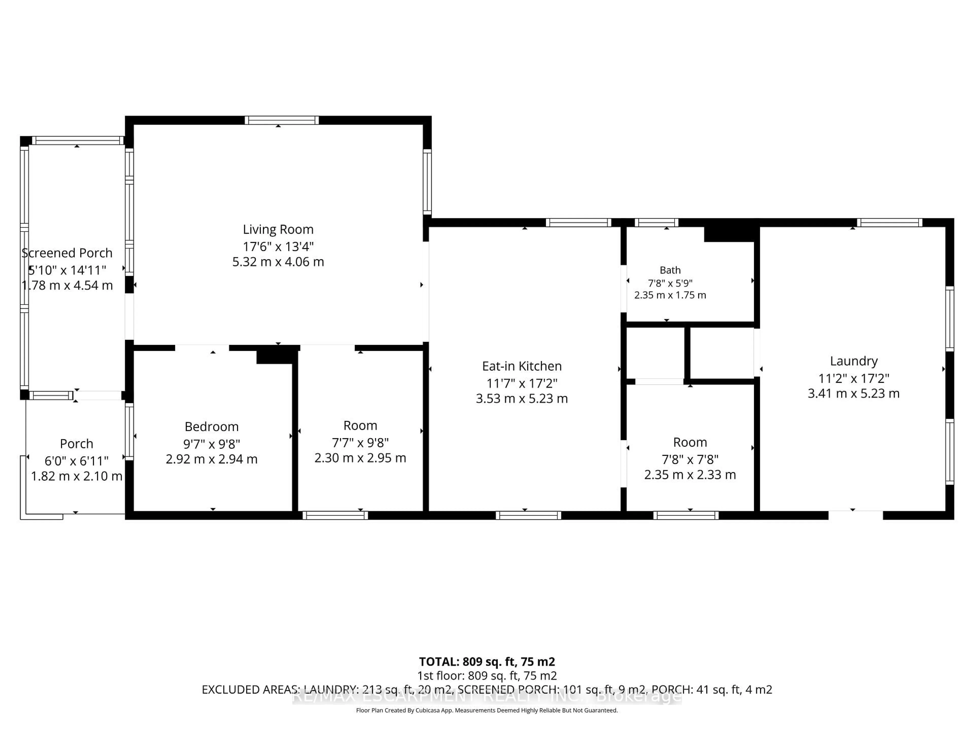 Floor plan for 37 Page St, St. Catharines Ontario L2R 4A6