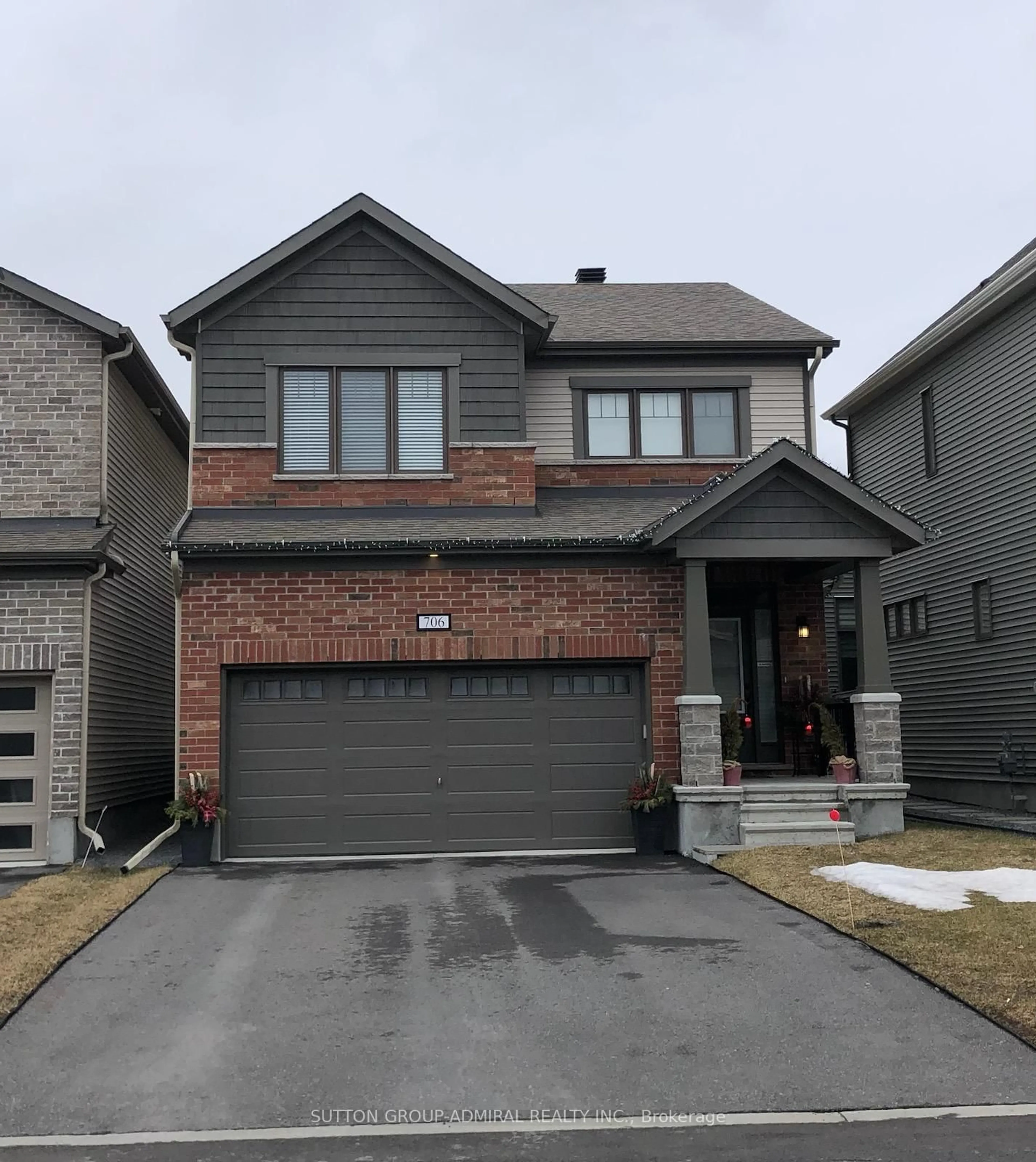 Home with brick exterior material, street for 706 Brittanic Rd, Ottawa Ontario K2V 0N8