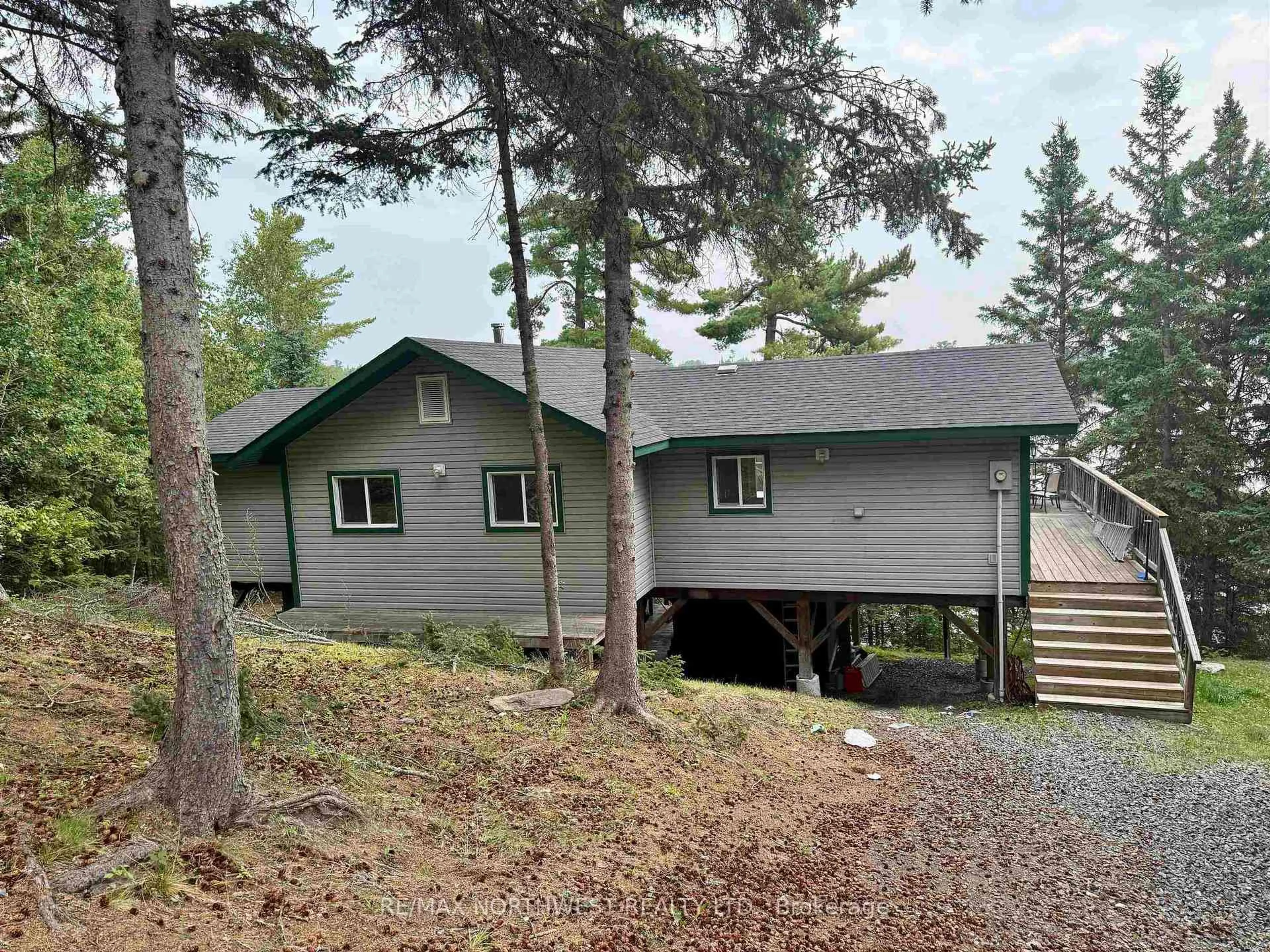A pic from outside/outdoor area/front of a property/back of a property/a pic from drone, forest/trees view for LOT 38 LILY PAD, Kenora Remote Area Ontario P0X 1C0
