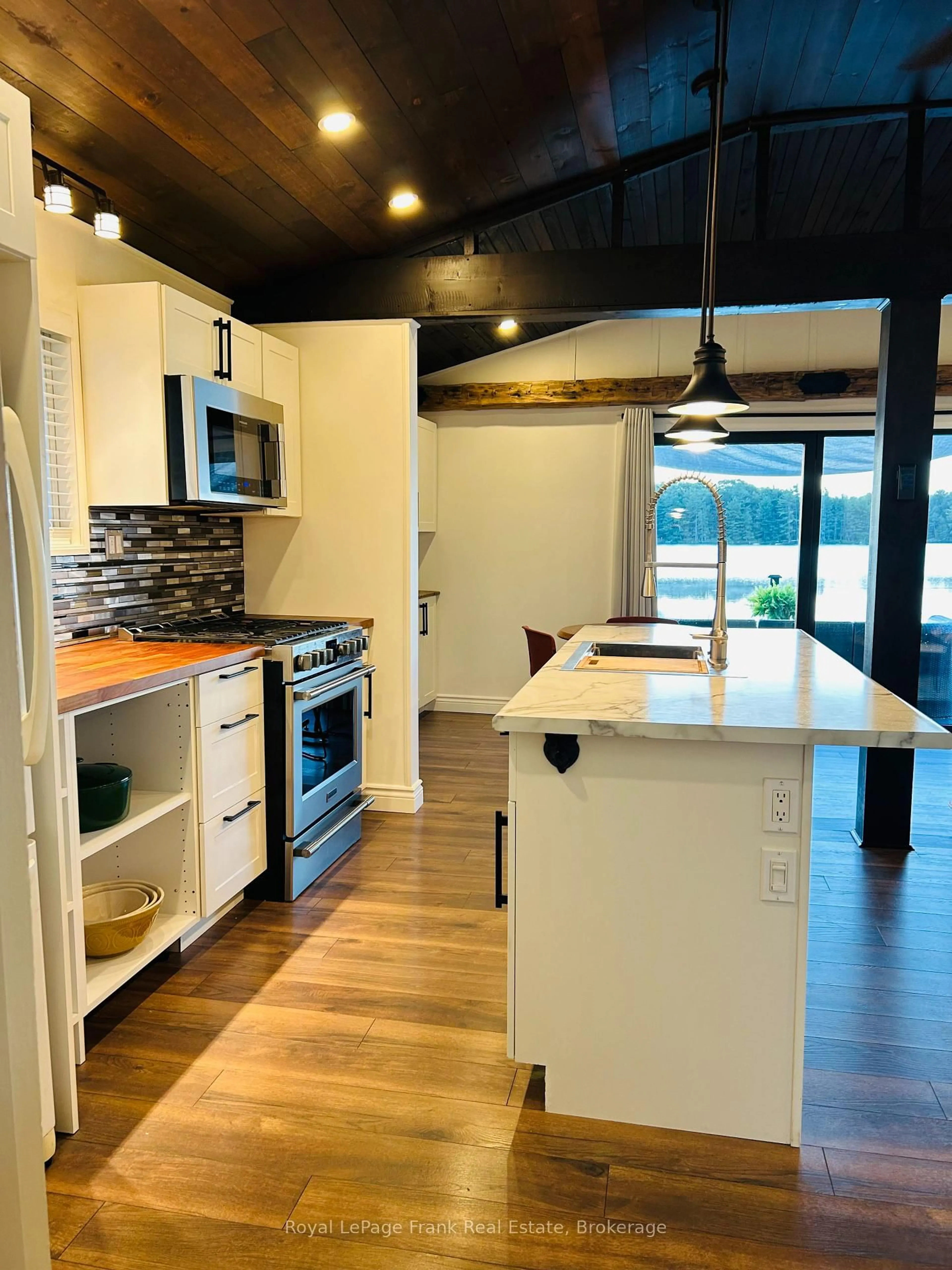 Open concept kitchen, wood/laminate floor for 75B Temperance Lake Rd, Athens Ontario K0E 1B0