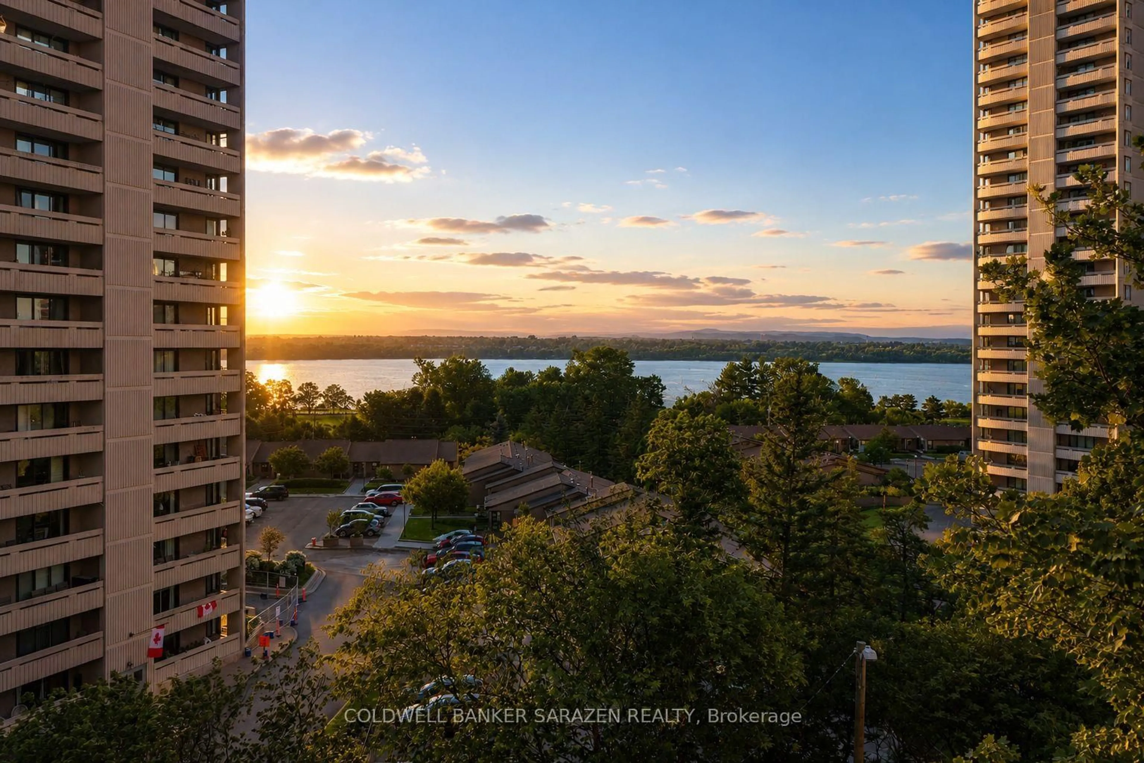 A pic from outside/outdoor area/front of a property/back of a property/a pic from drone, water/lake/river/ocean view for 1100 AMBLESIDE Dr #702, Ottawa Ontario K2B 8G6