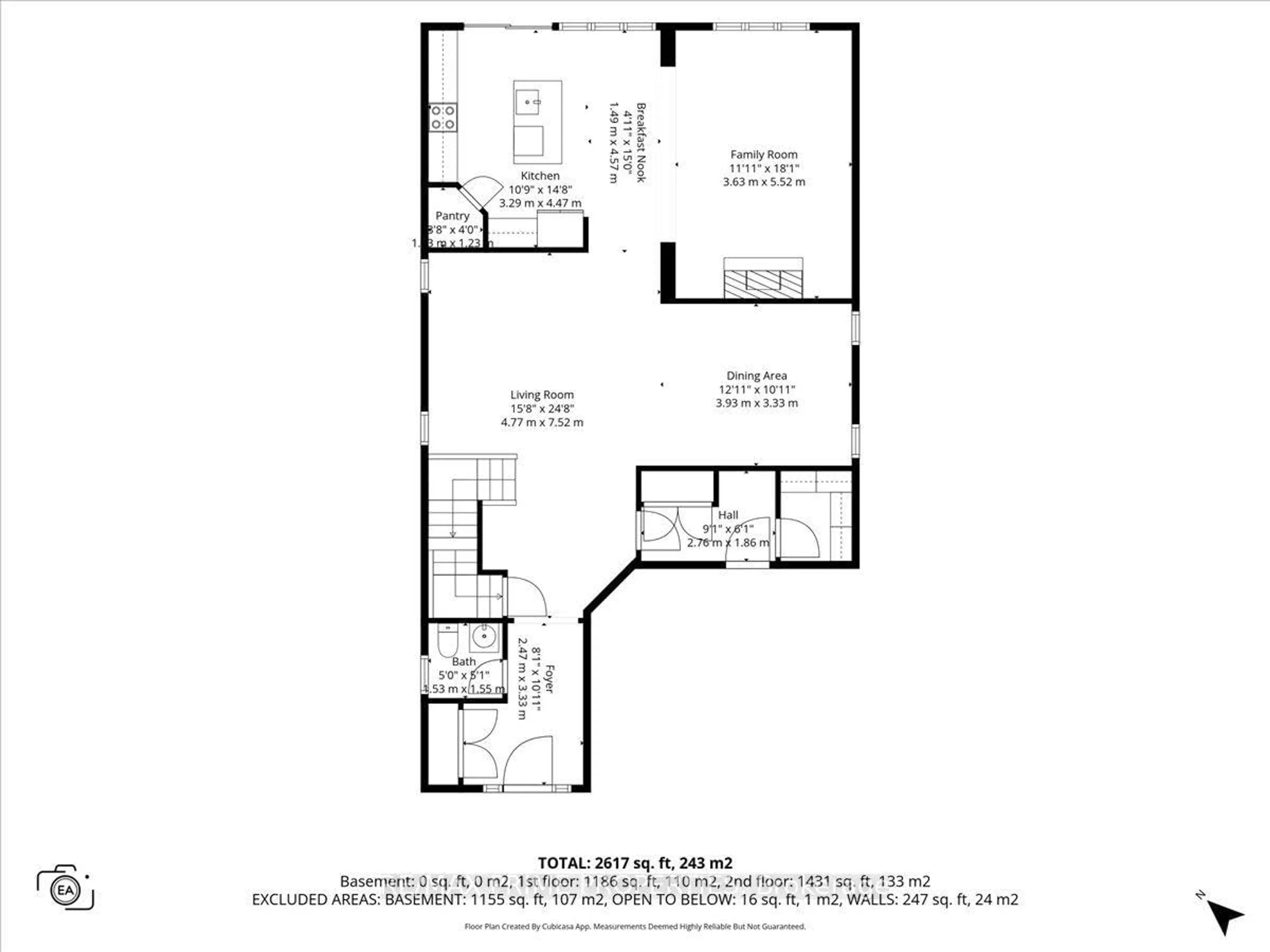 Floor plan for 816 Azure St, Orleans Ontario K4A 0T7