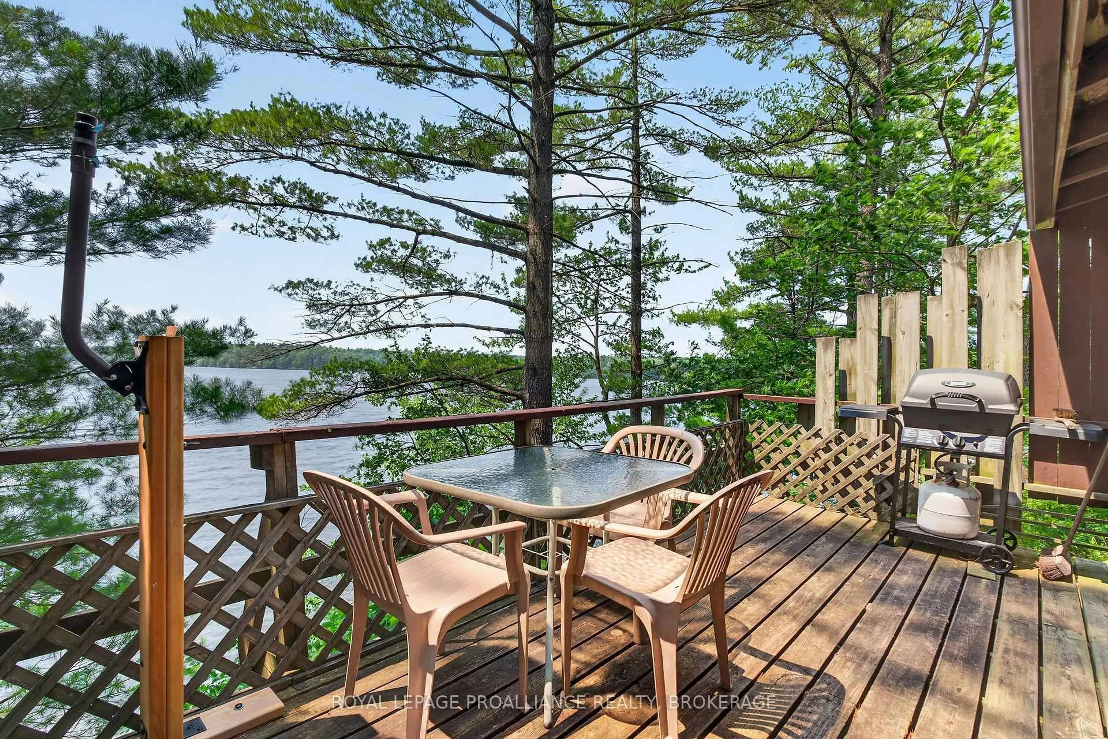 Patio, water/lake/river/ocean view for 1135 Twin Island Lane, Perth Road Ontario K0H 2L0