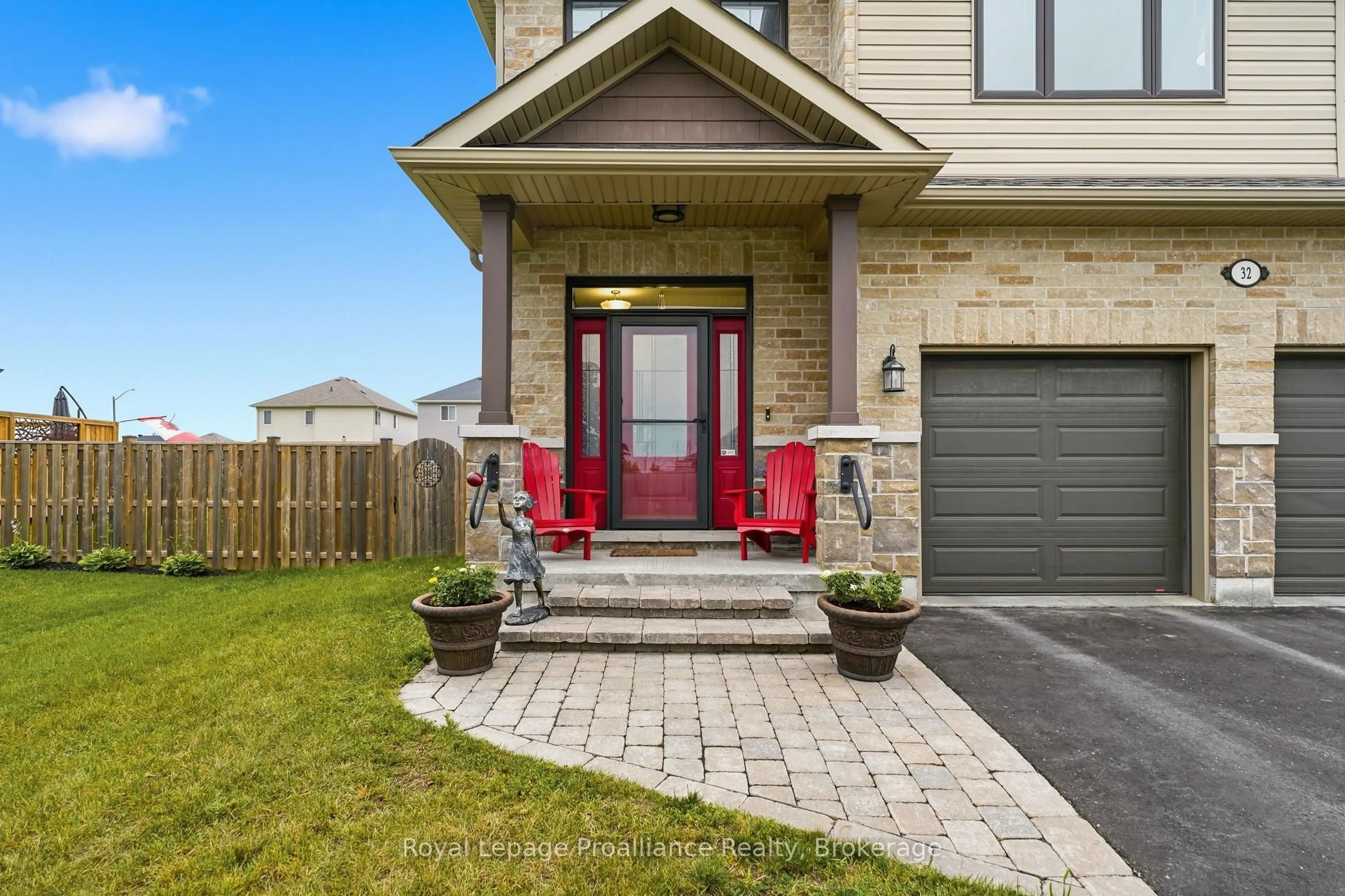 Home with brick exterior material, street for 32 Walnut Cres, Belleville Ontario K8N 0E4