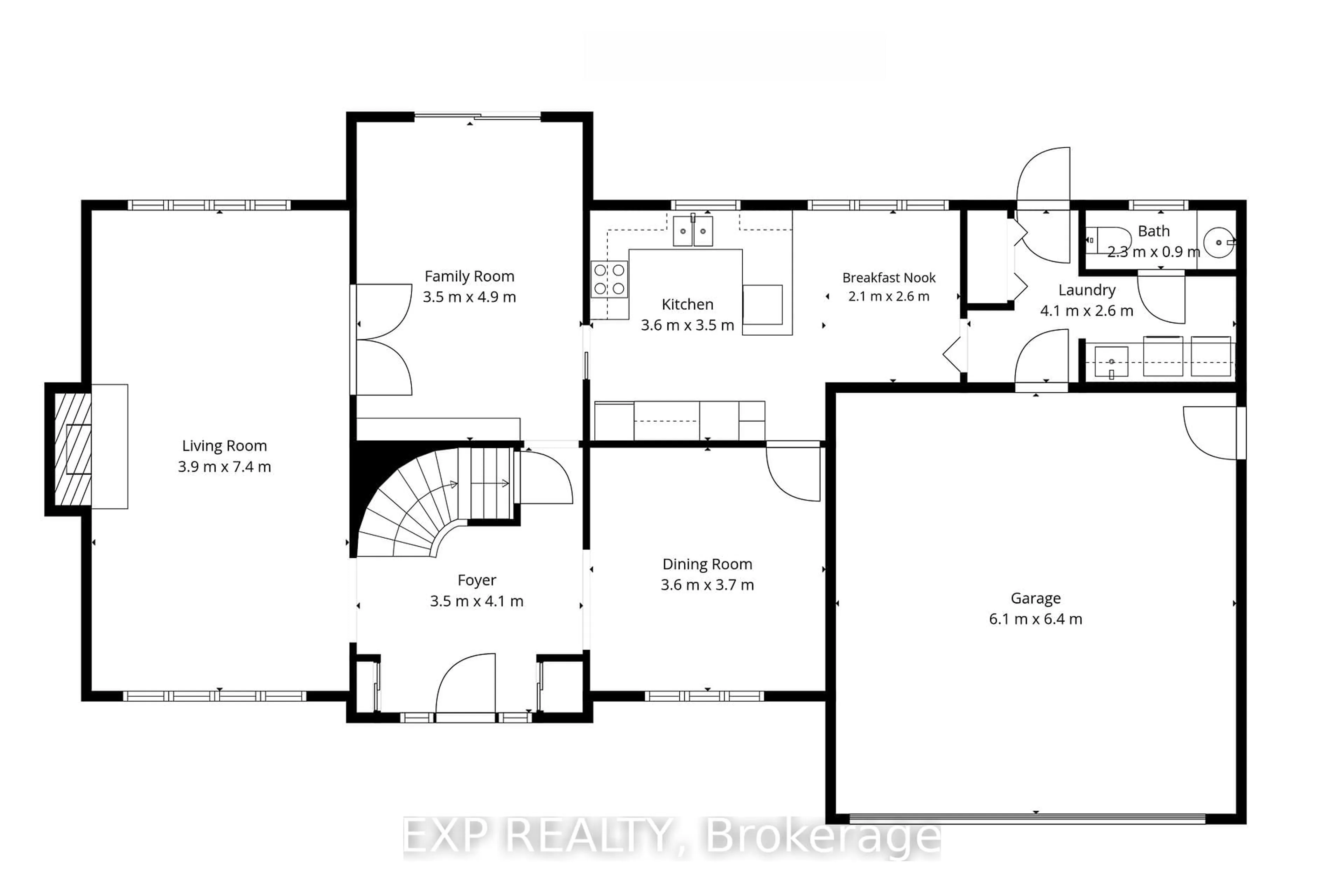Floor plan for 919 Plante Dr, Ottawa Ontario K1V 9E3