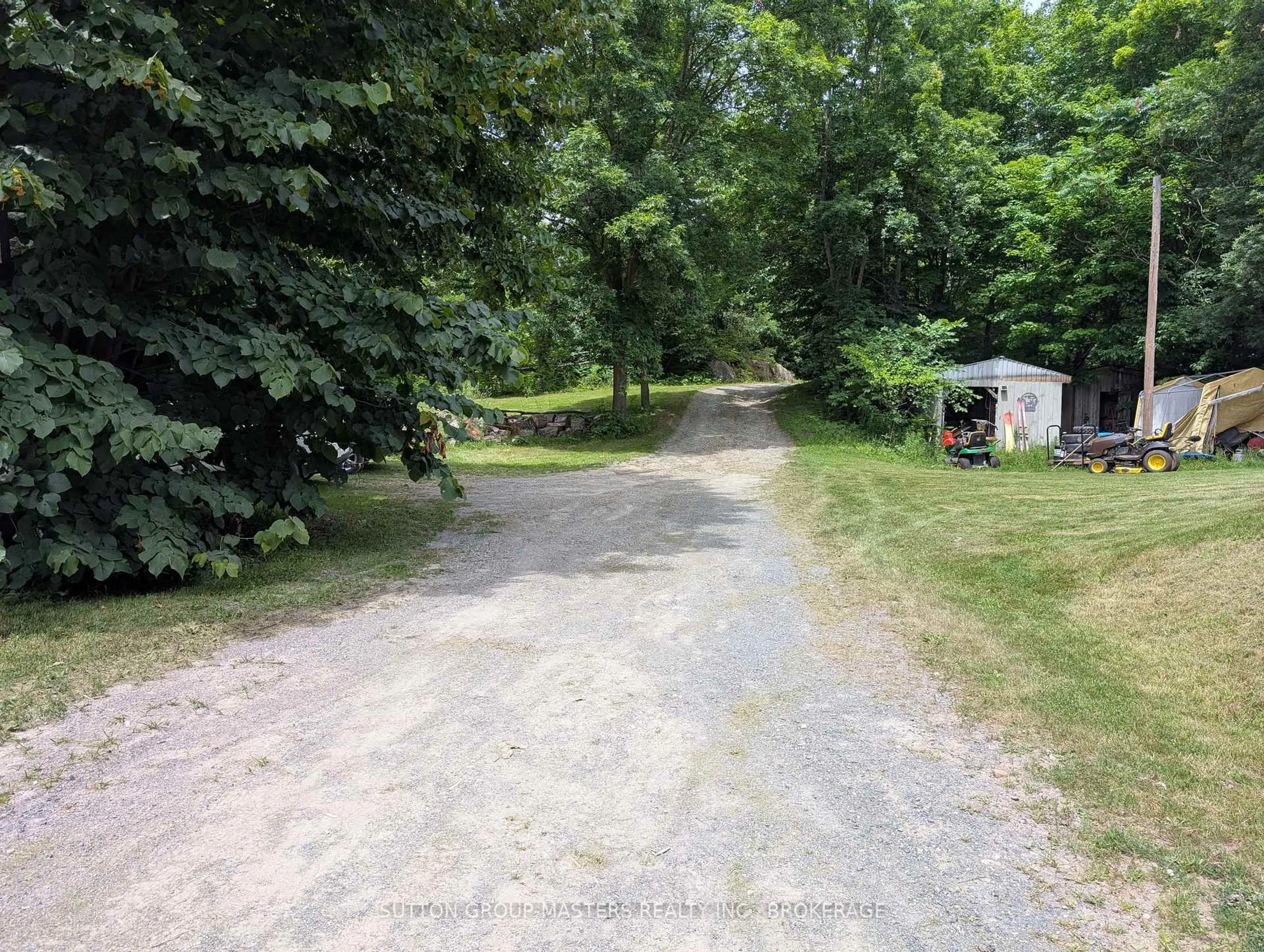 A pic from outside/outdoor area/front of a property/back of a property/a pic from drone, forest/trees view for 811 Pierces Lane, Leeds and the Thousand Islands Ontario K0E 1N0