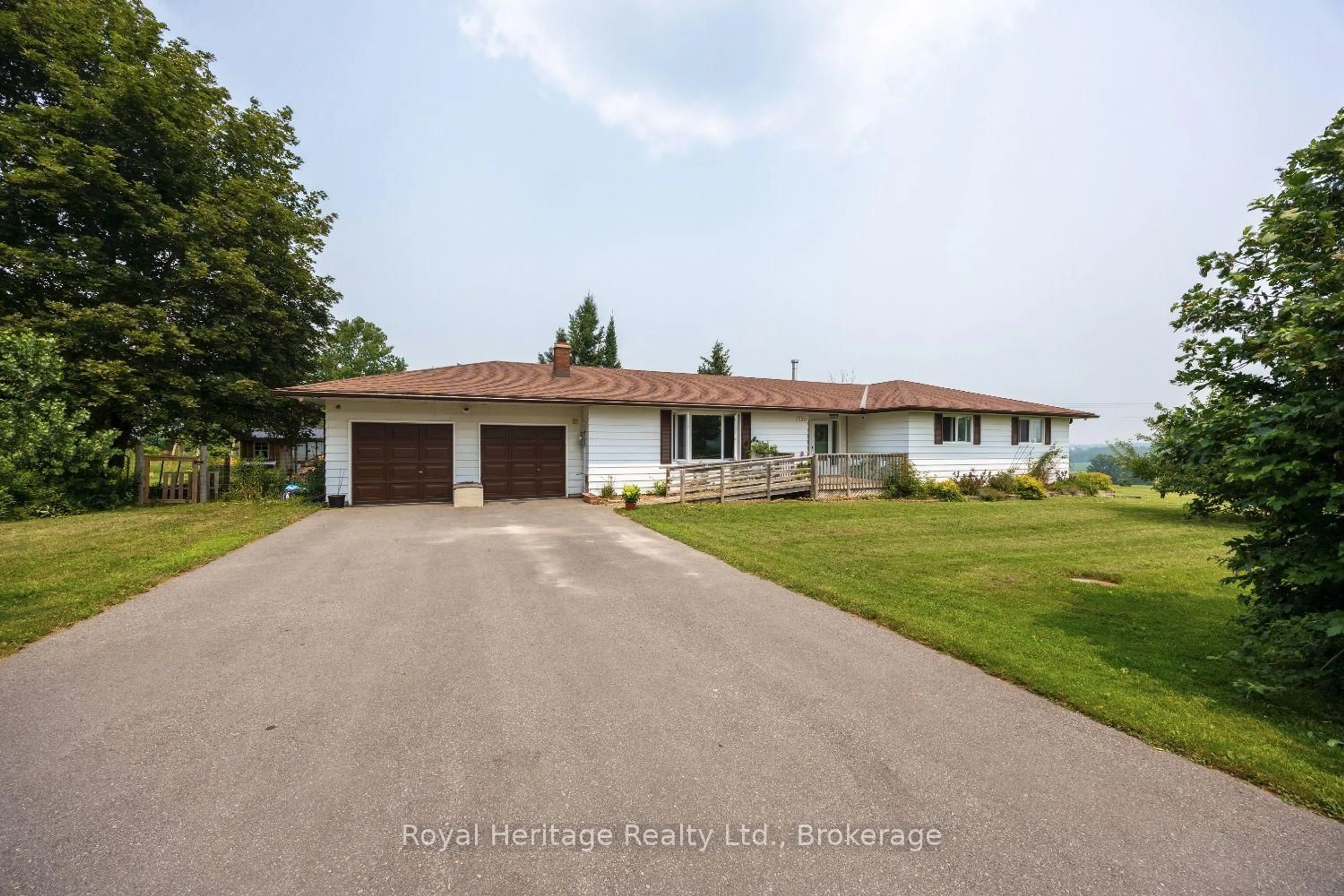 A pic from outside/outdoor area/front of a property/back of a property/a pic from drone, water/lake/river/ocean view for 920 Stewart Line, Cavan Monaghan Ontario L0A 1C0