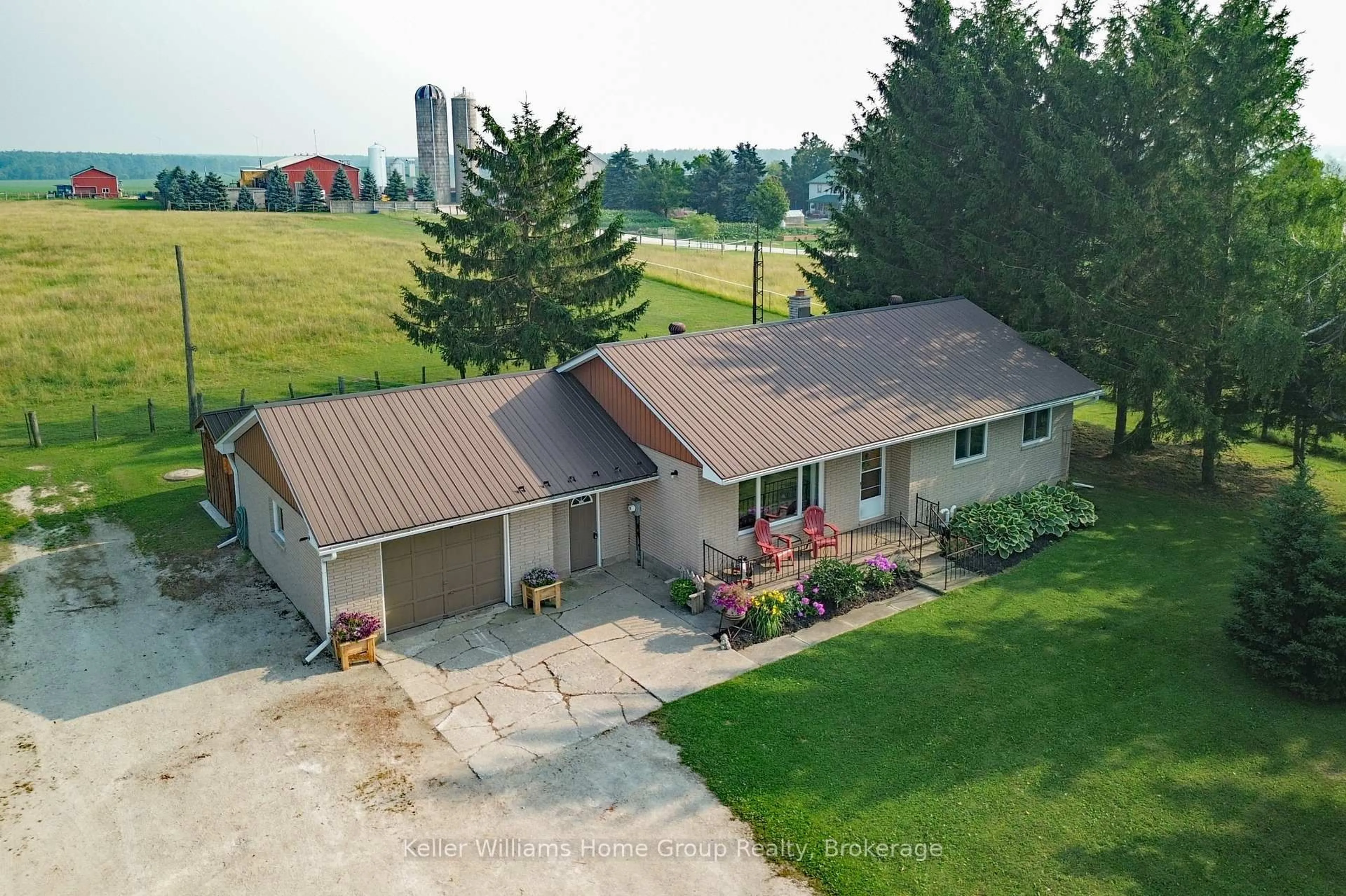 A pic from outside/outdoor area/front of a property/back of a property/a pic from drone, unknown for 269514 Grey Road 9, Grey Highlands Ontario N0C 1A0