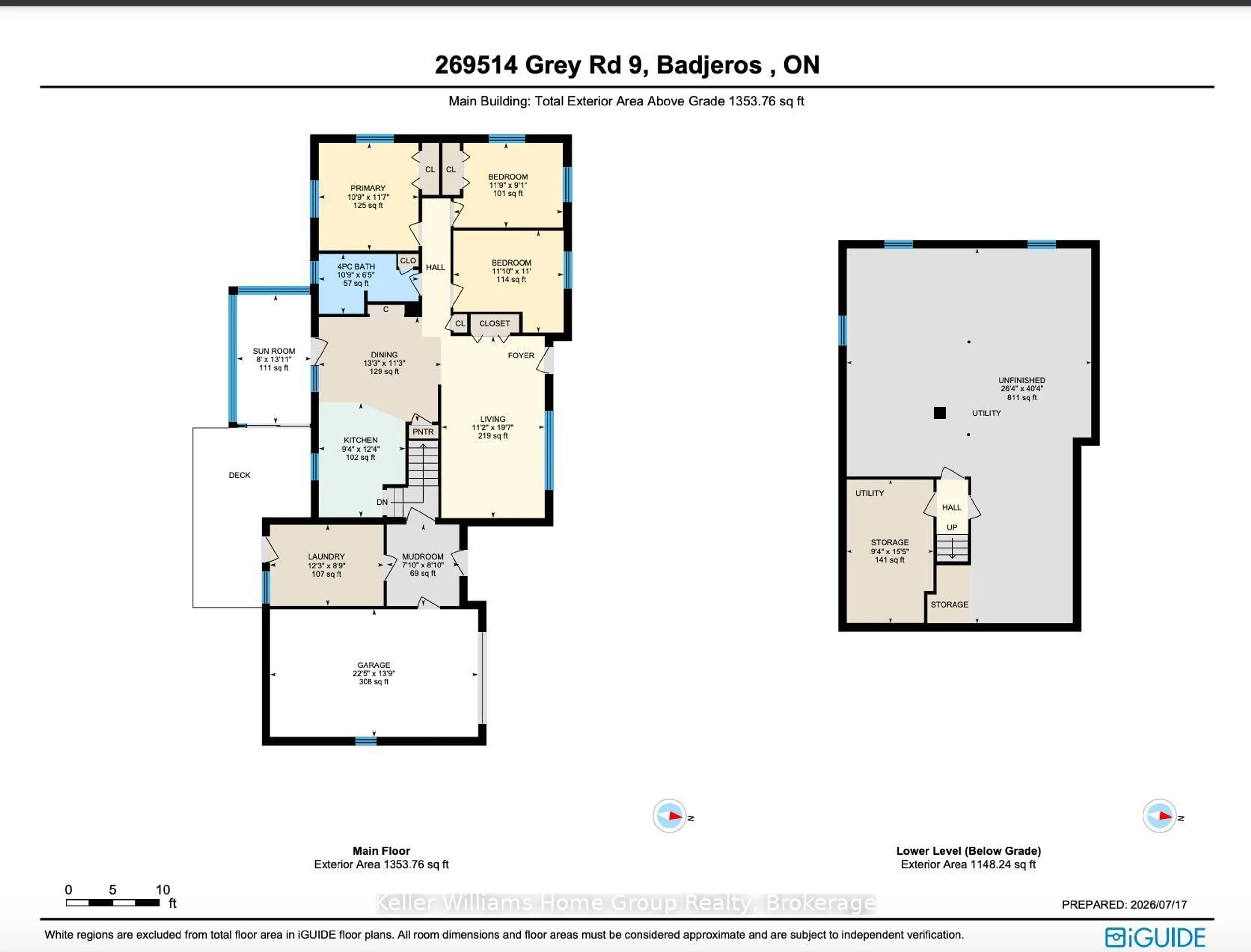 Floor plan for 269514 Grey Road 9, Grey Highlands Ontario N0C 1A0