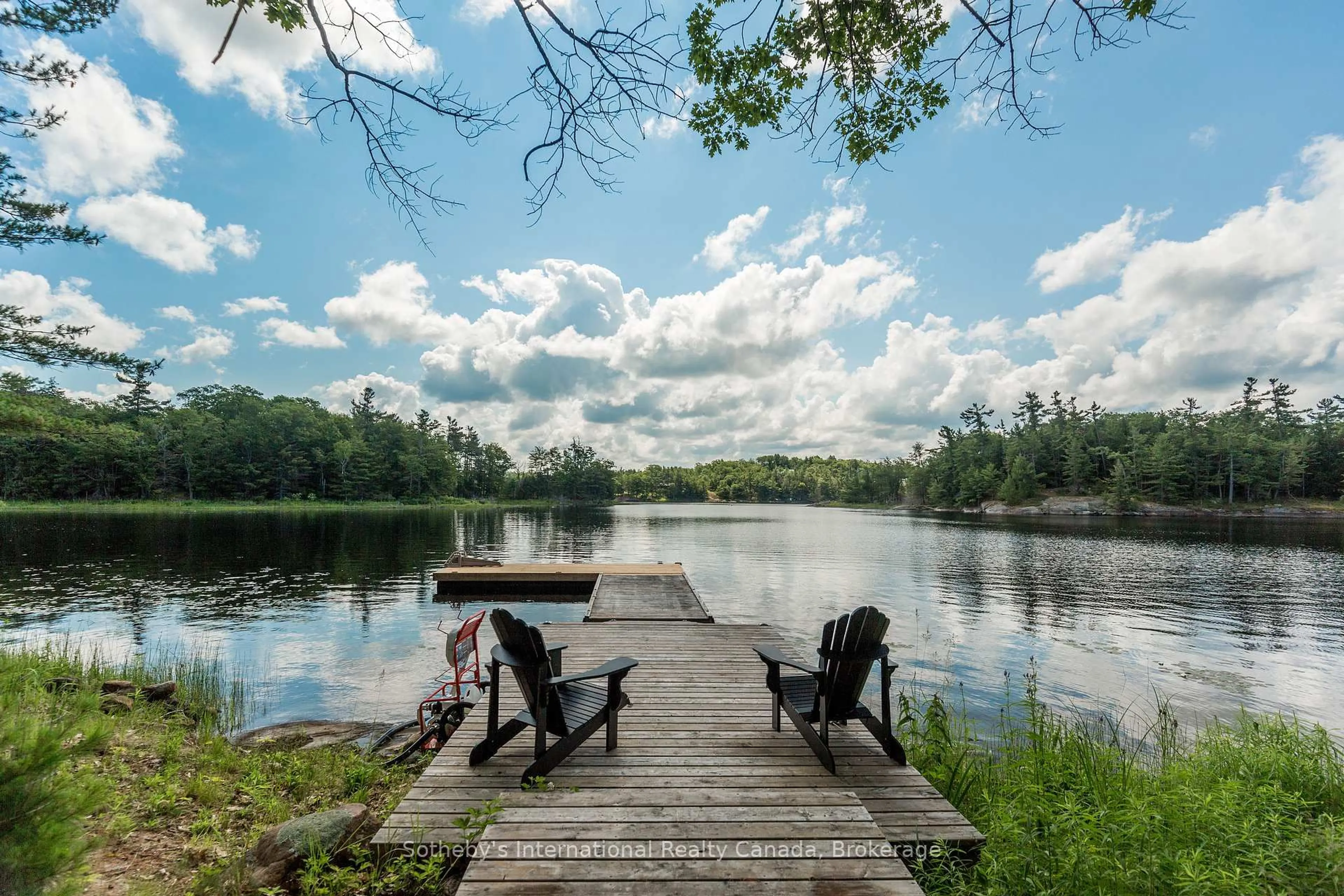 Patio, water/lake/river/ocean view for 1 B277 Island, The Archipelago Ontario P0C 1H0