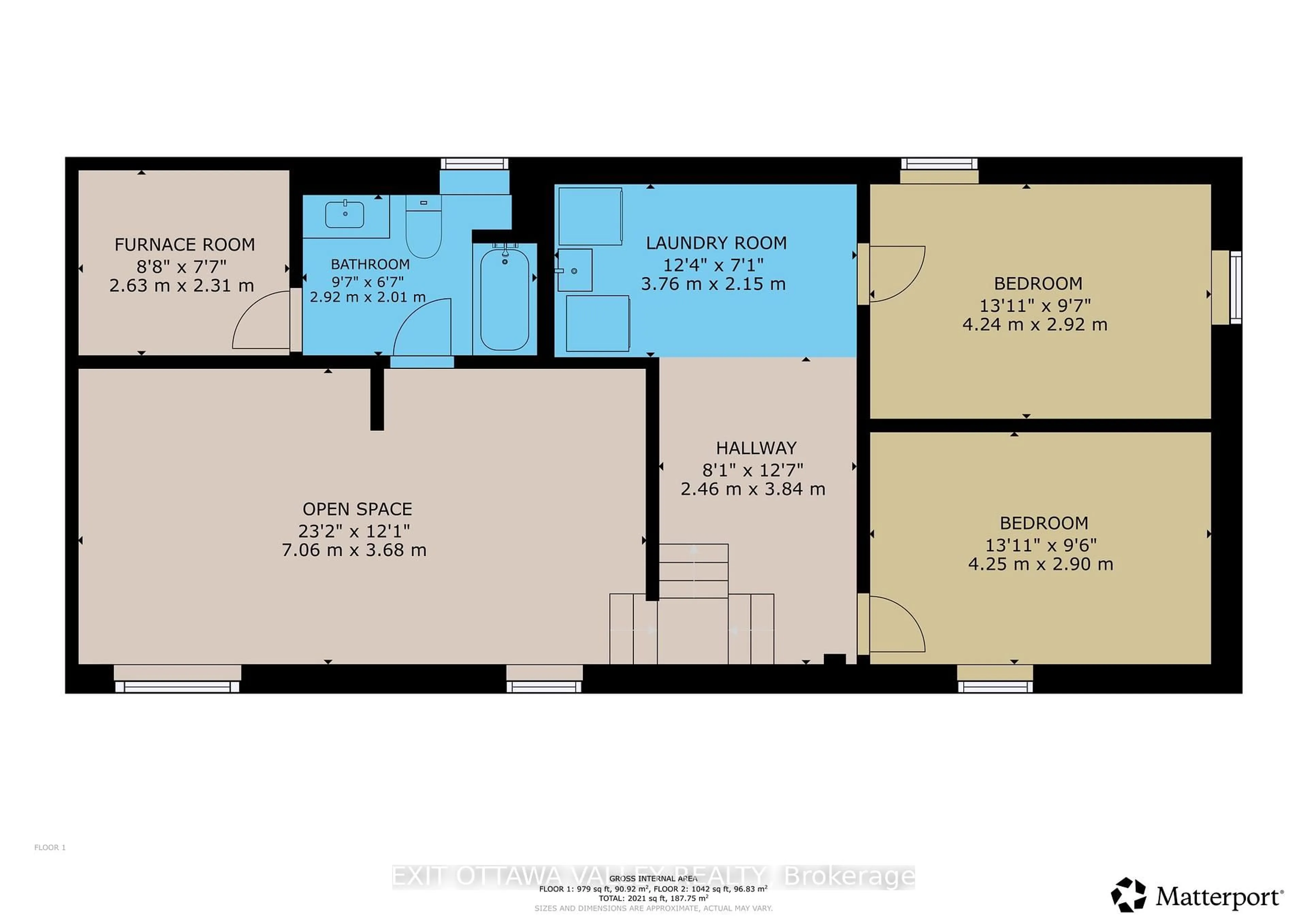 Floor plan for 5 Selkirk St, Petawawa Ontario K8H 1N8
