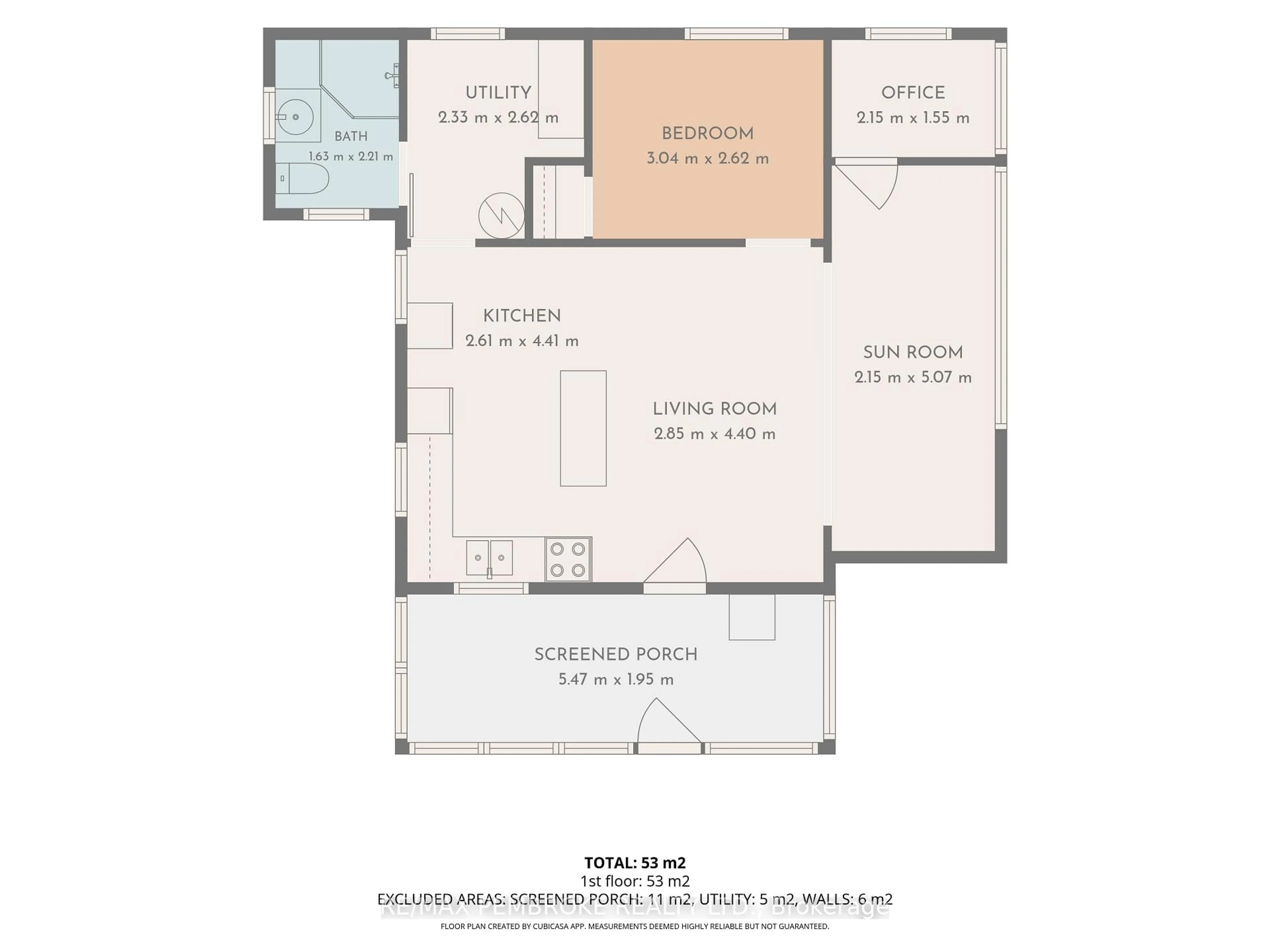 Floor plan for 19B Moores Beach Rd, Westmeath Ontario K0J 2L0
