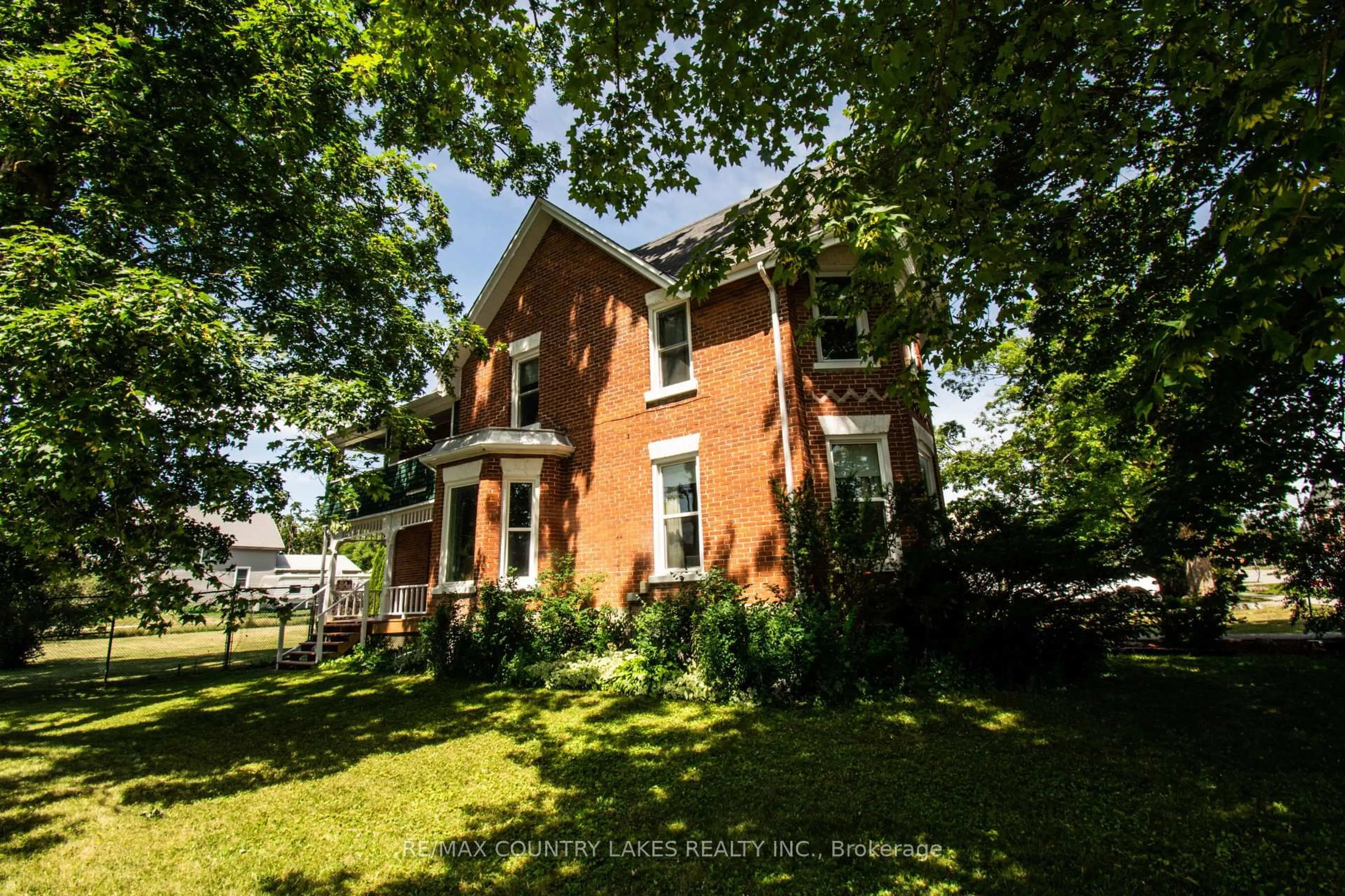 Home with brick exterior material, street for 100 Nappadale St, Kawartha Lakes Ontario K0M 2T0