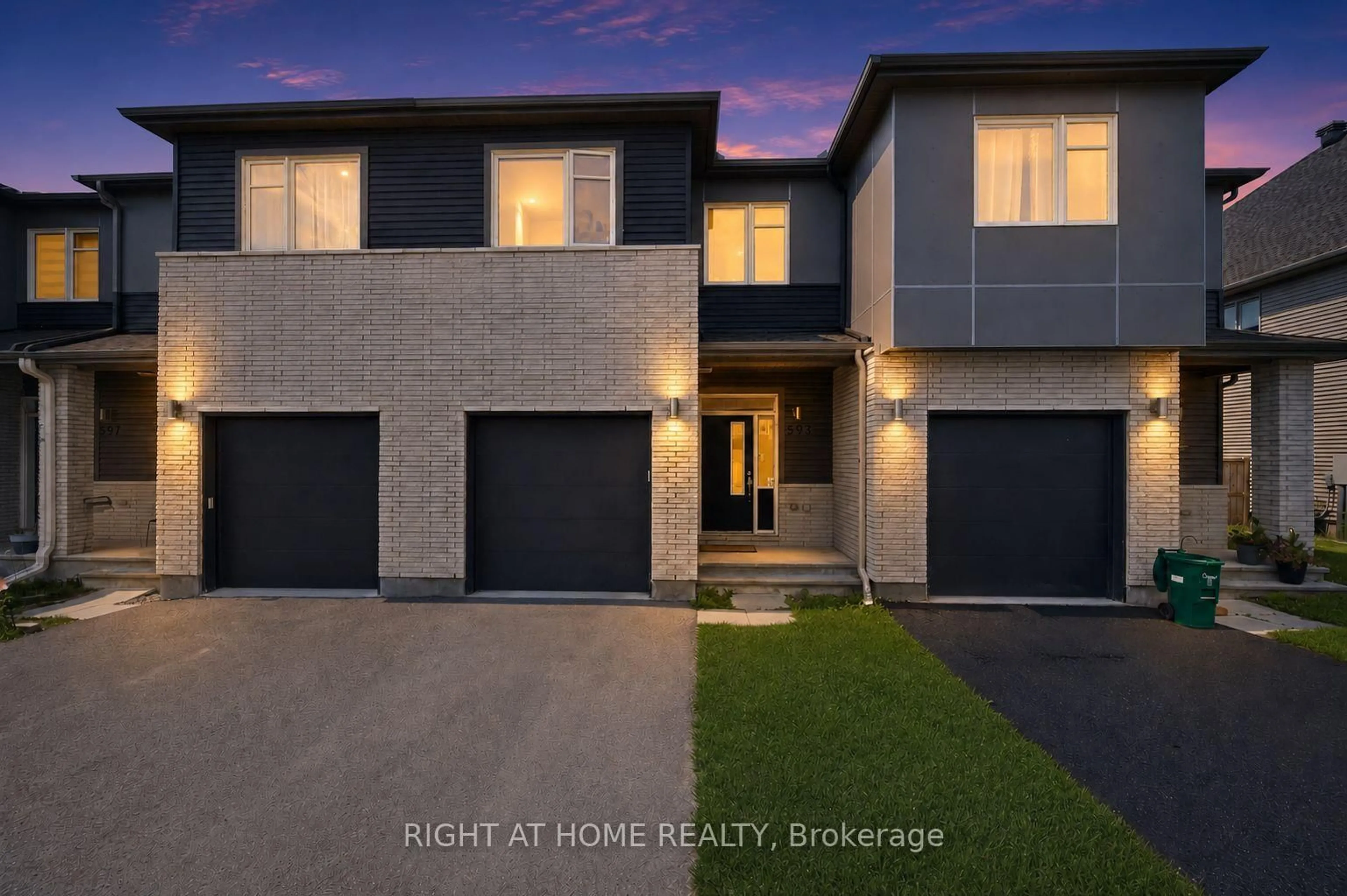 Home with brick exterior material, street for 593 Edenwylde Dr, Stittsville Ontario K2S 2L1