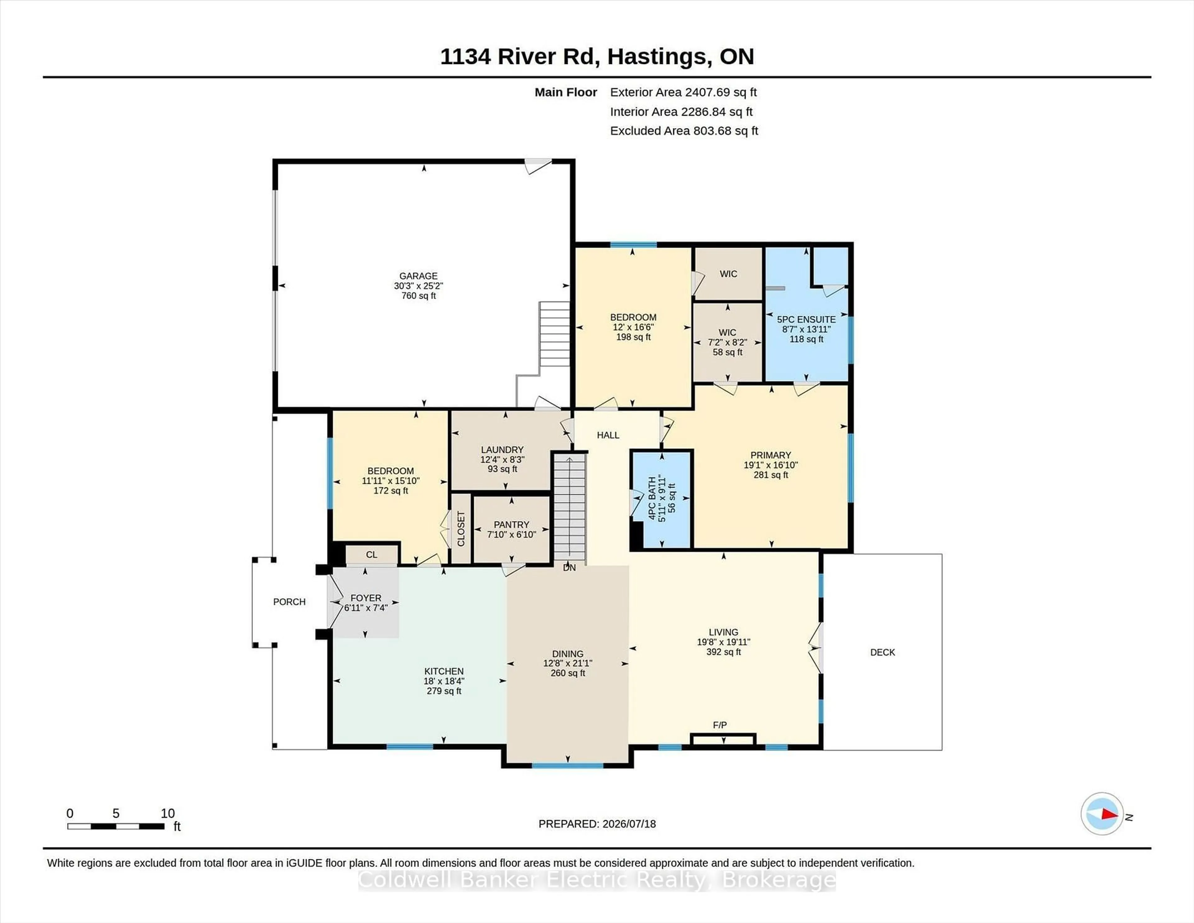 Floor plan for 1134 River Rd, Asphodel-Norwood Ontario K0L 1Y0