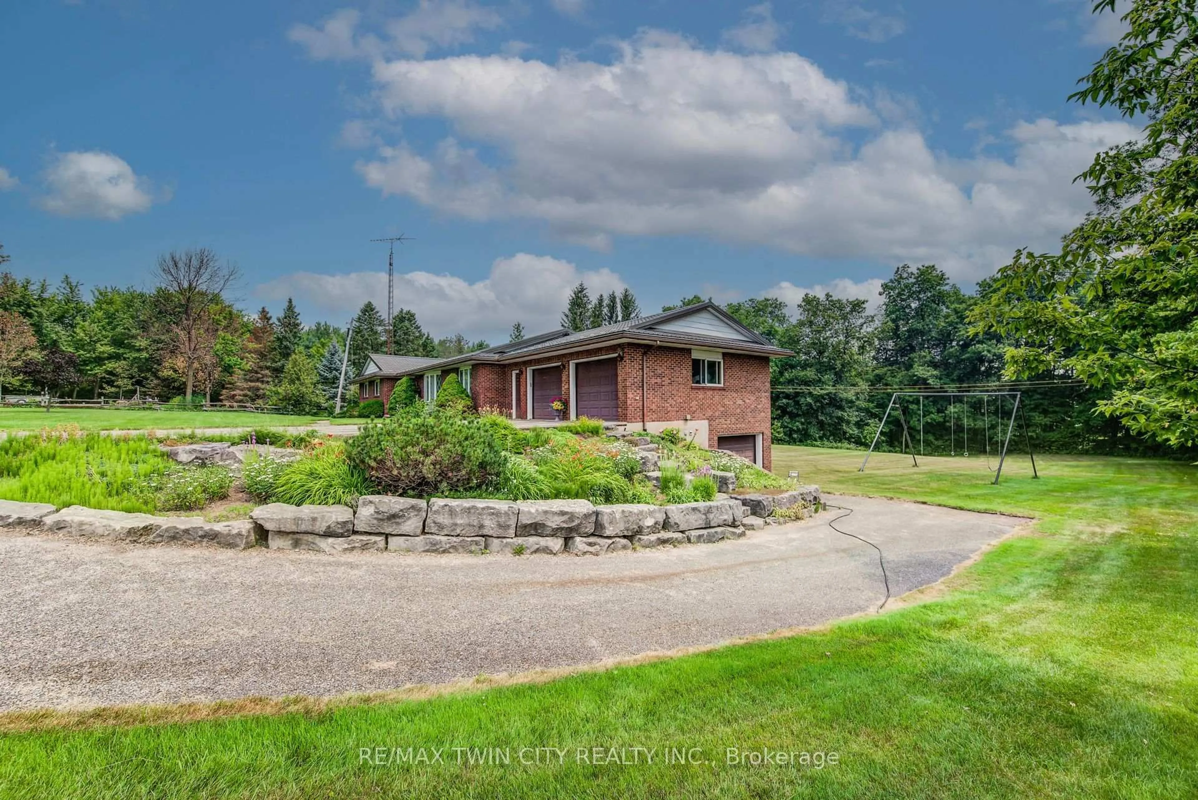 A pic from outside/outdoor area/front of a property/back of a property/a pic from drone, water/lake/river/ocean view for 1177 Perth St, Wilmot Ontario N3A 1S1