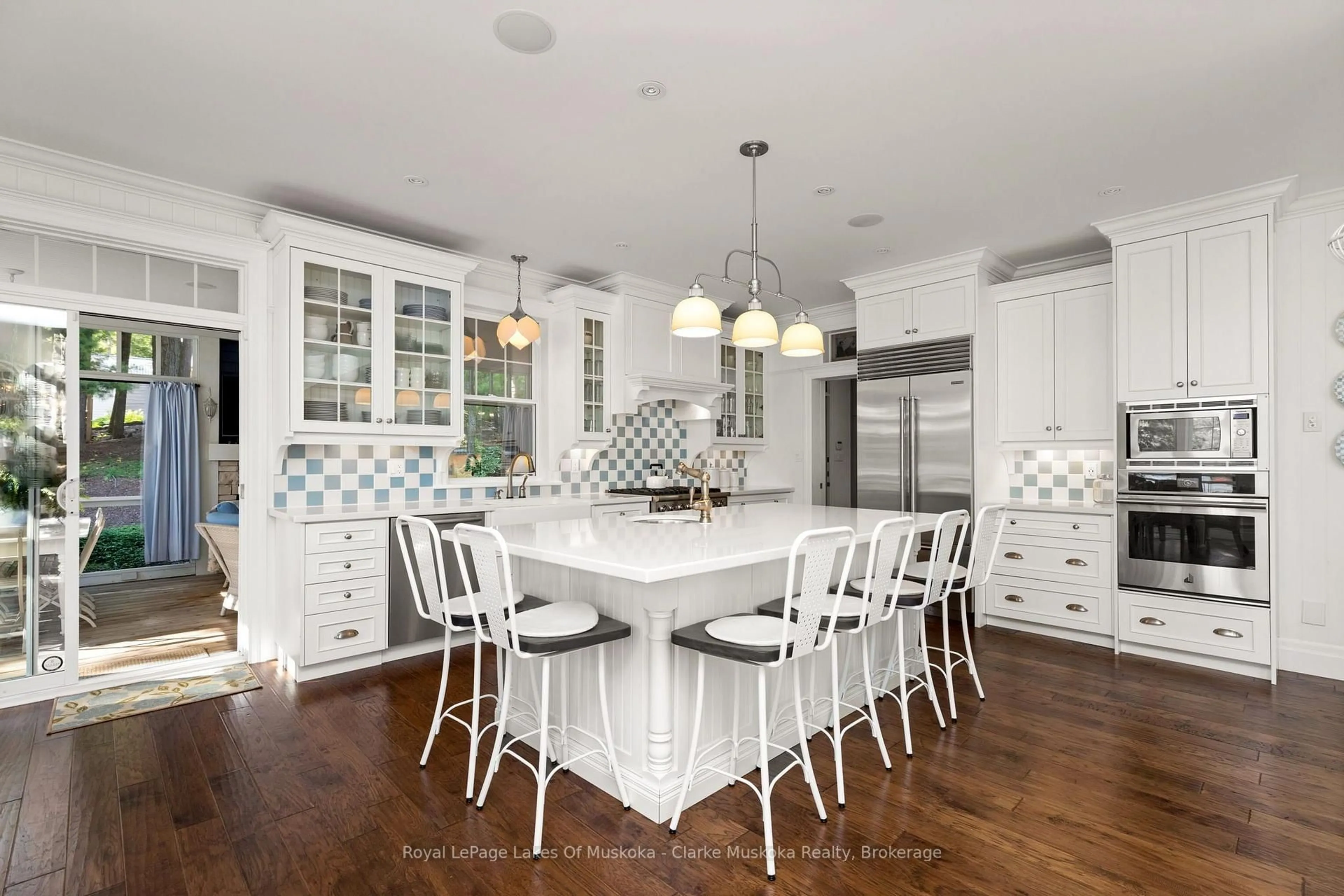Contemporary kitchen, ceramic/tile floor for 1032 KINGSETT Rd, Muskoka Lakes Ontario P0B 1J0