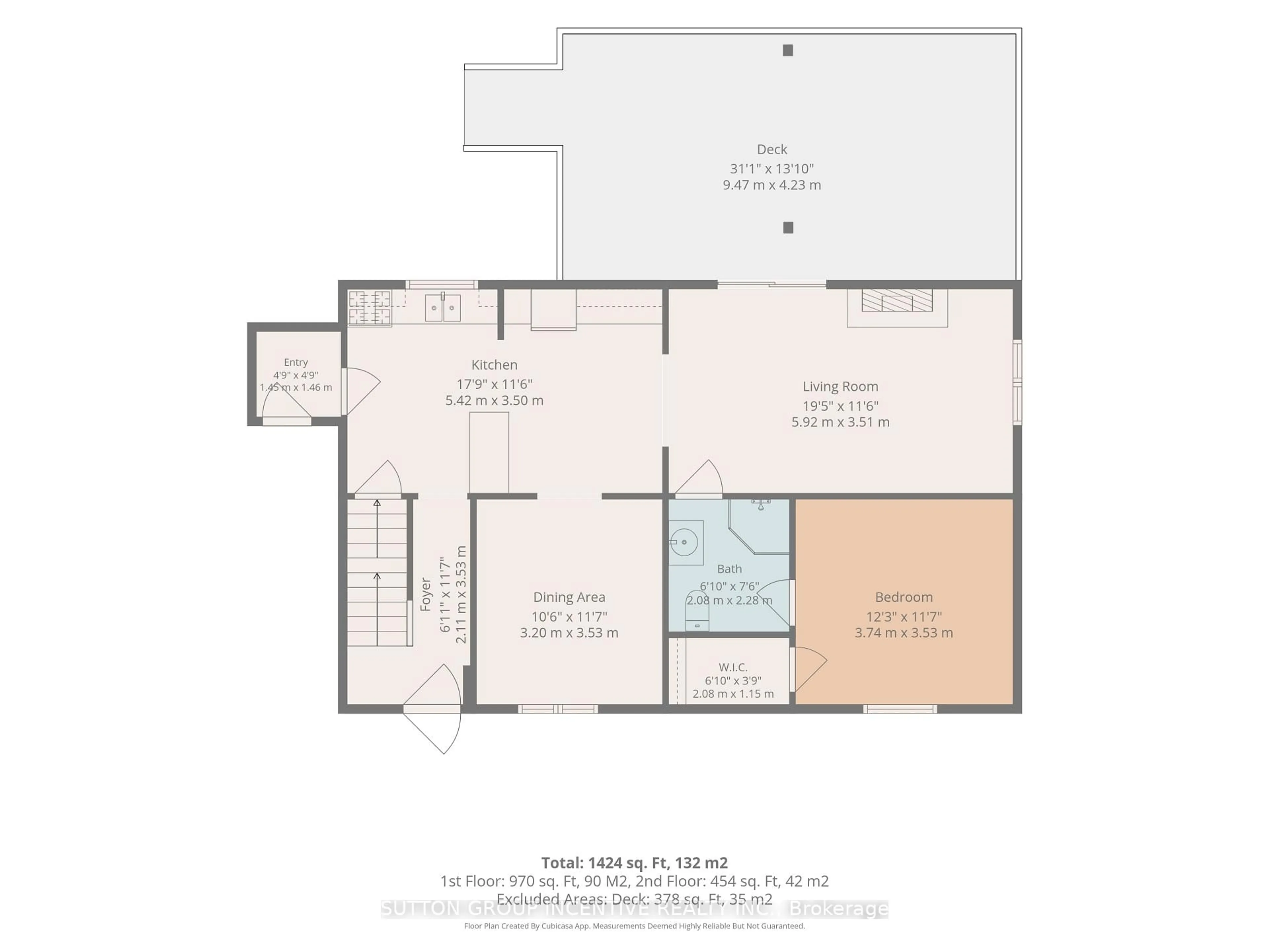 Floor plan for 190 Bartholomew St, Brockville Ontario K6V 2S6
