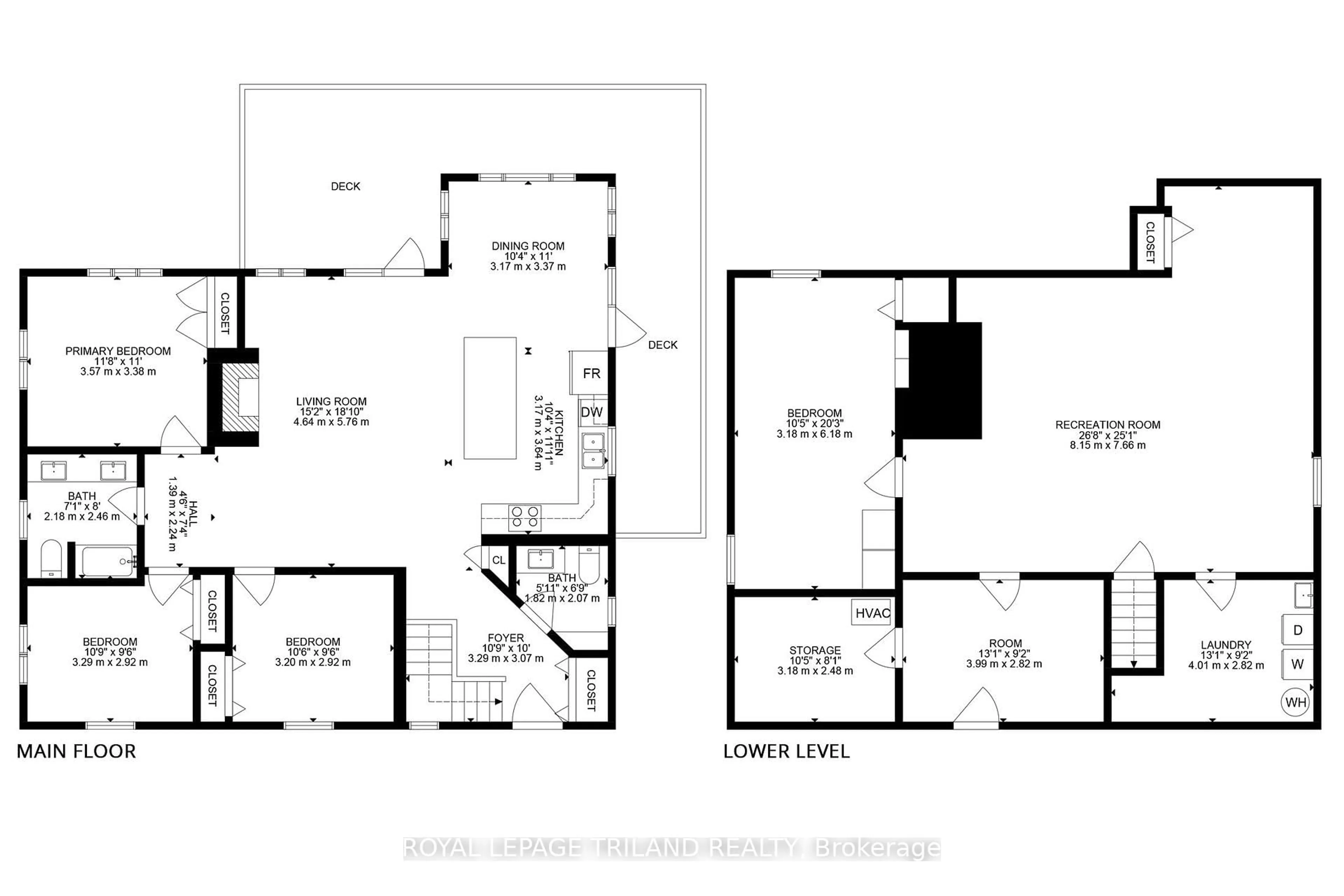 Floor plan for 33 Forest Ave, South Huron Ontario N0M 1T0