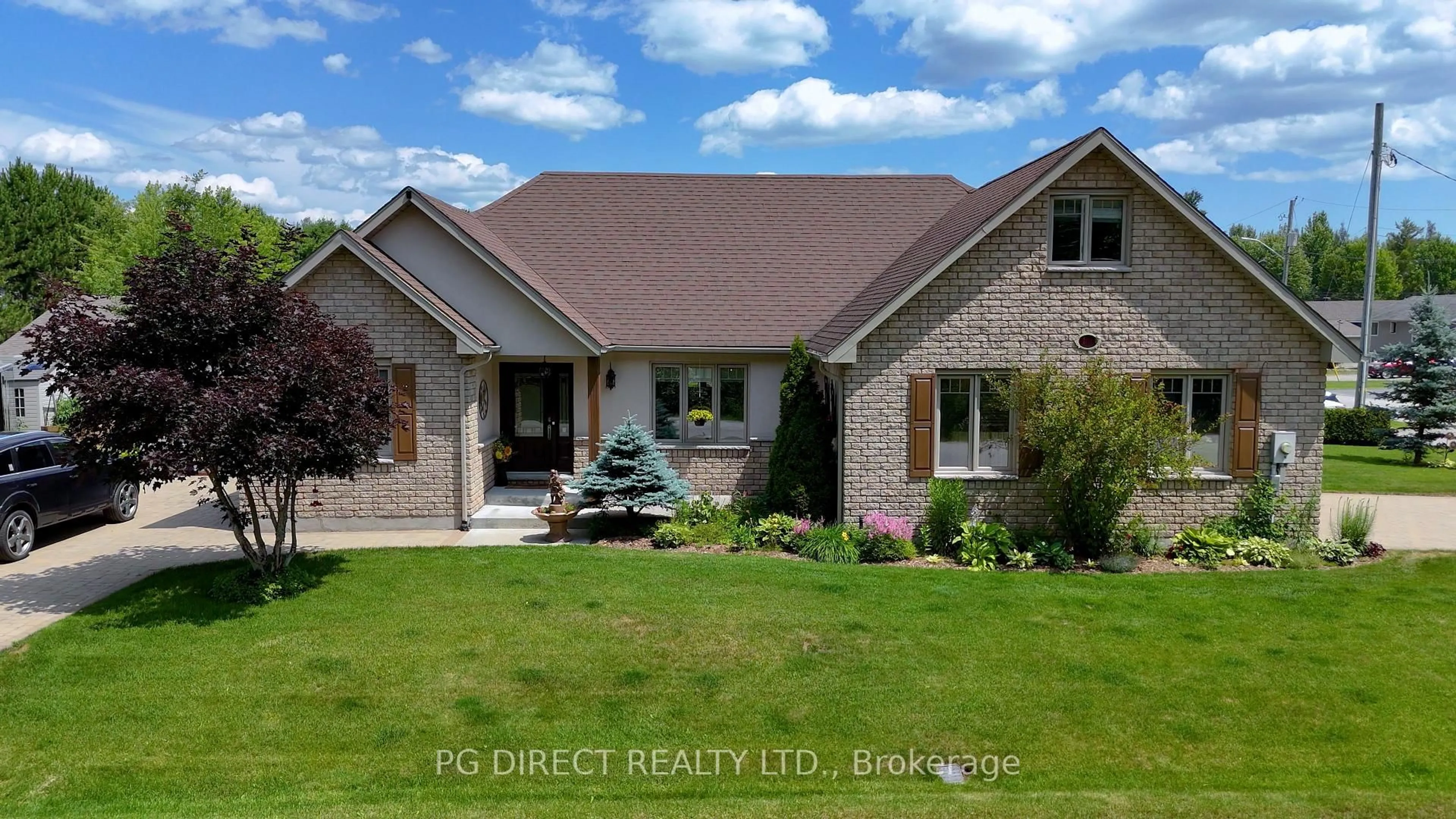 Home with brick exterior material, street for 161 Spruce Crt, West Nipissing Ontario P2B 3N6