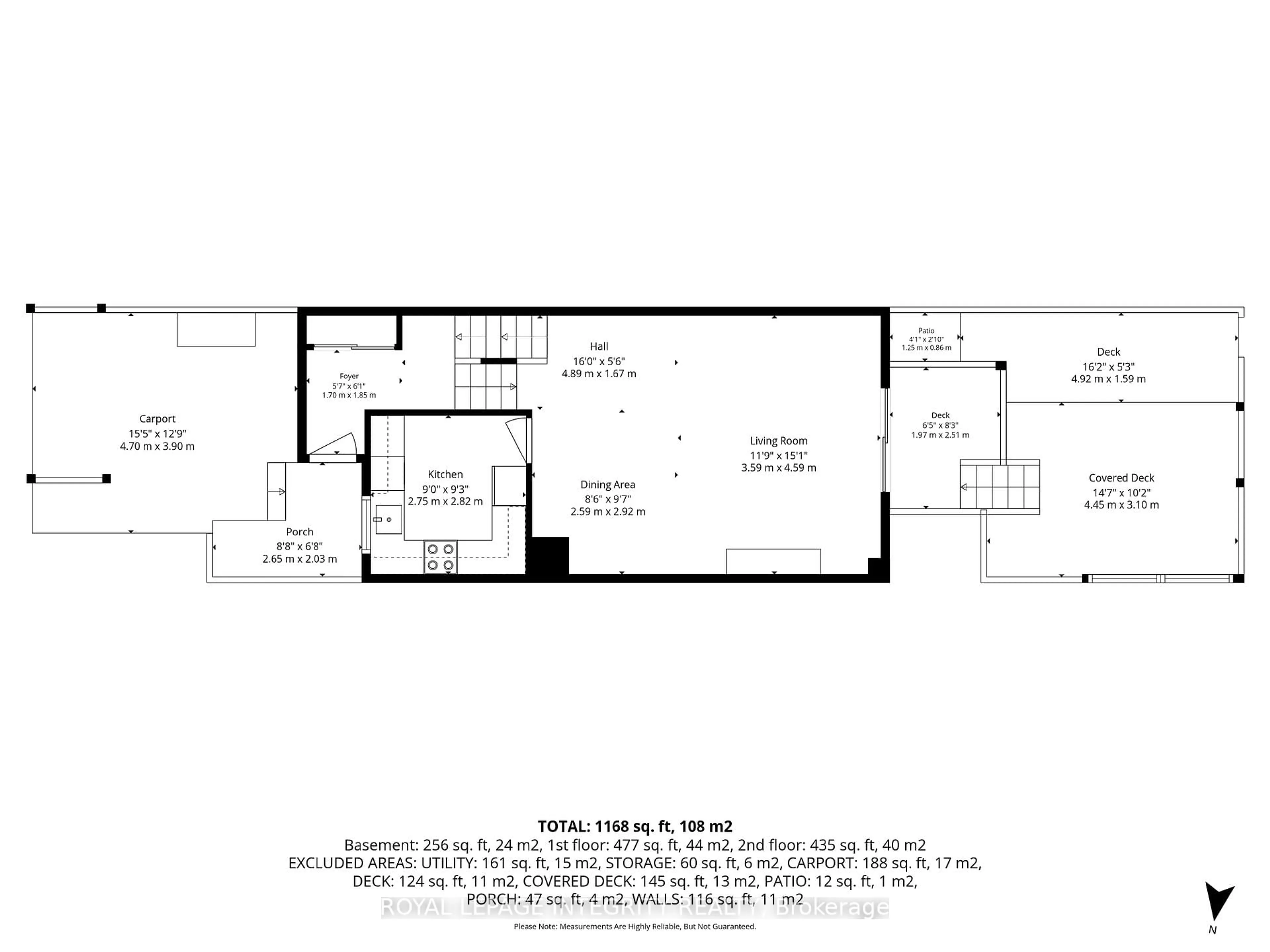 Floor plan for 16 Stamford Private, Ottawa Ontario K1T 3J1