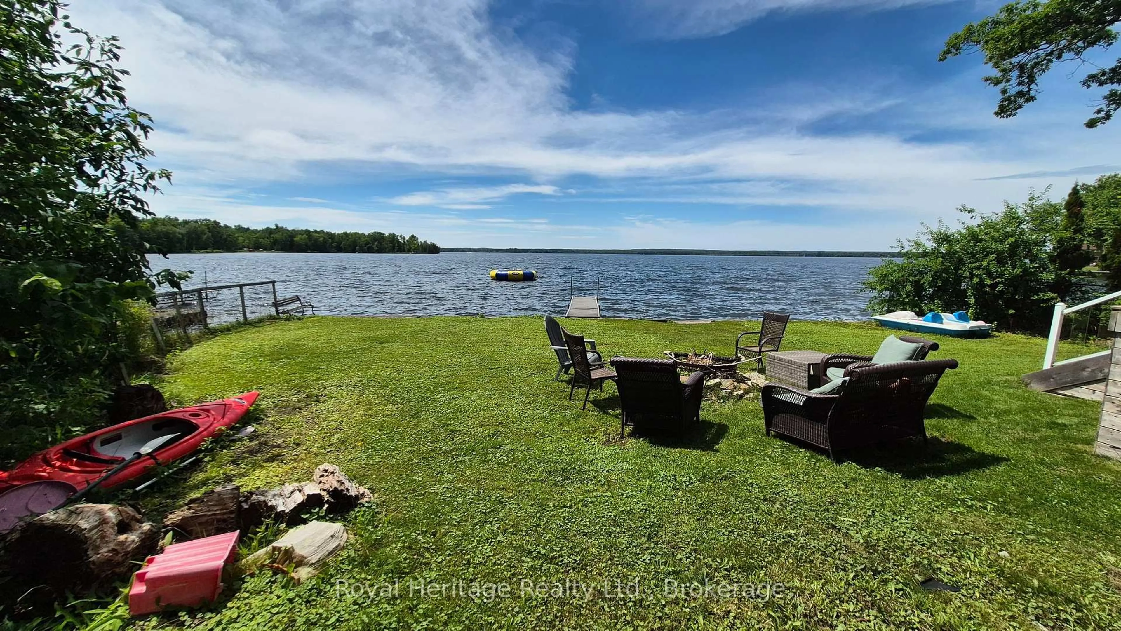 Patio, water/lake/river/ocean view for 680 Round Lake Rd, Havelock-Belmont-Methuen Ontario K0L 1Z0