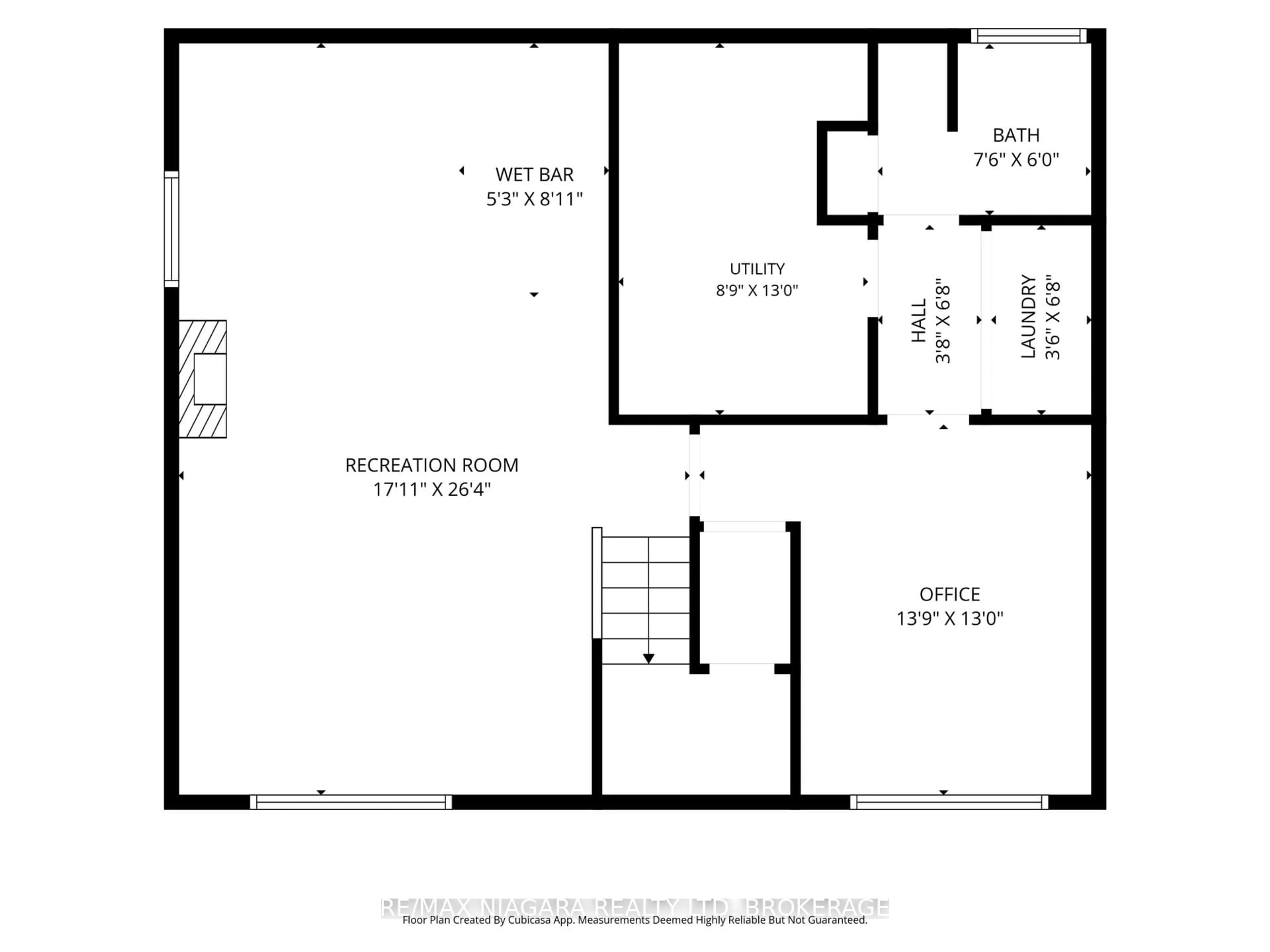 Floor plan for 3398 Dominion Rd, Fort Erie Ontario L0S 1N0