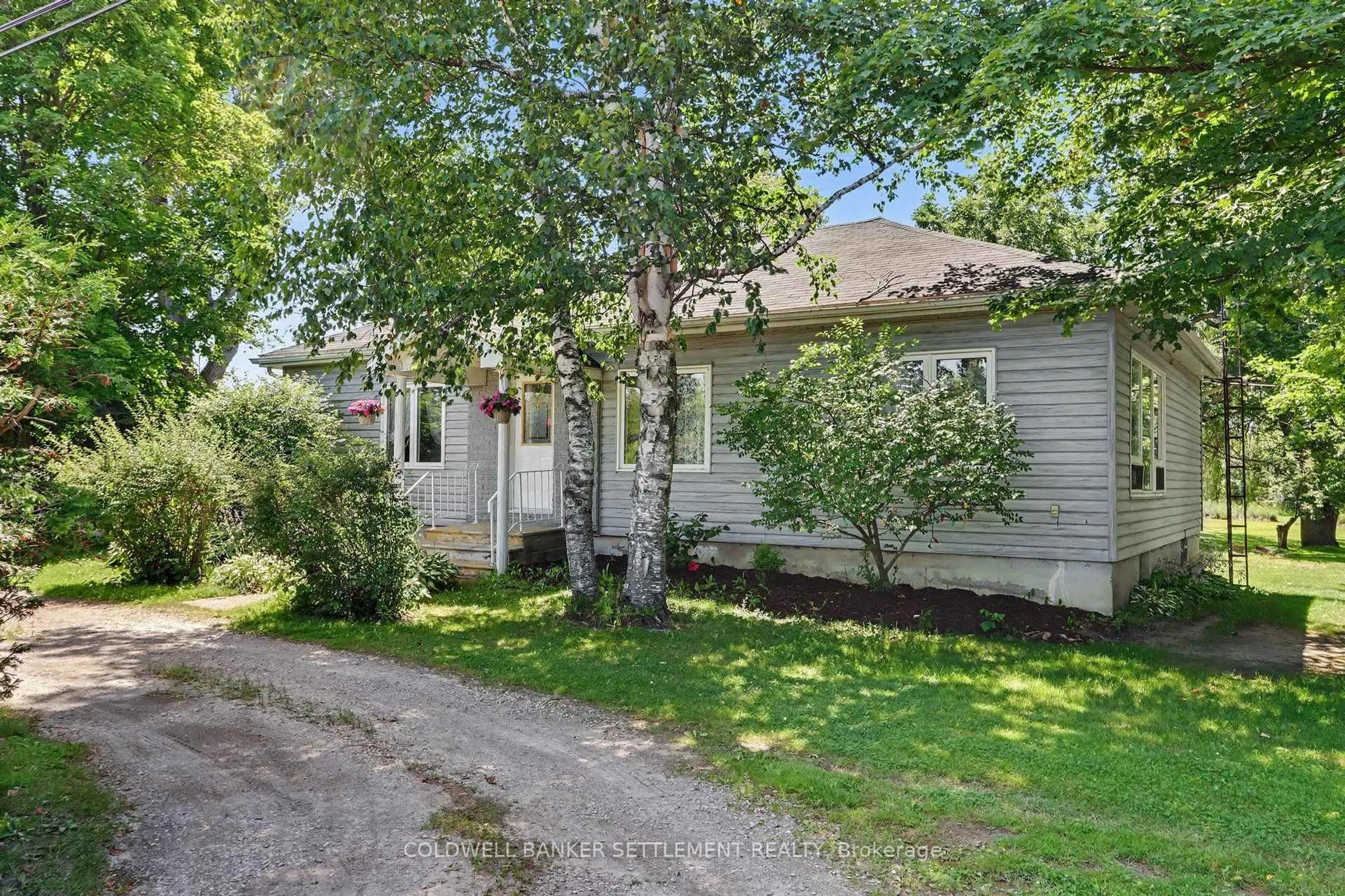 A pic from outside/outdoor area/front of a property/back of a property/a pic from drone, street for 6411 43 Highway, Perth Ontario K7H 3C7