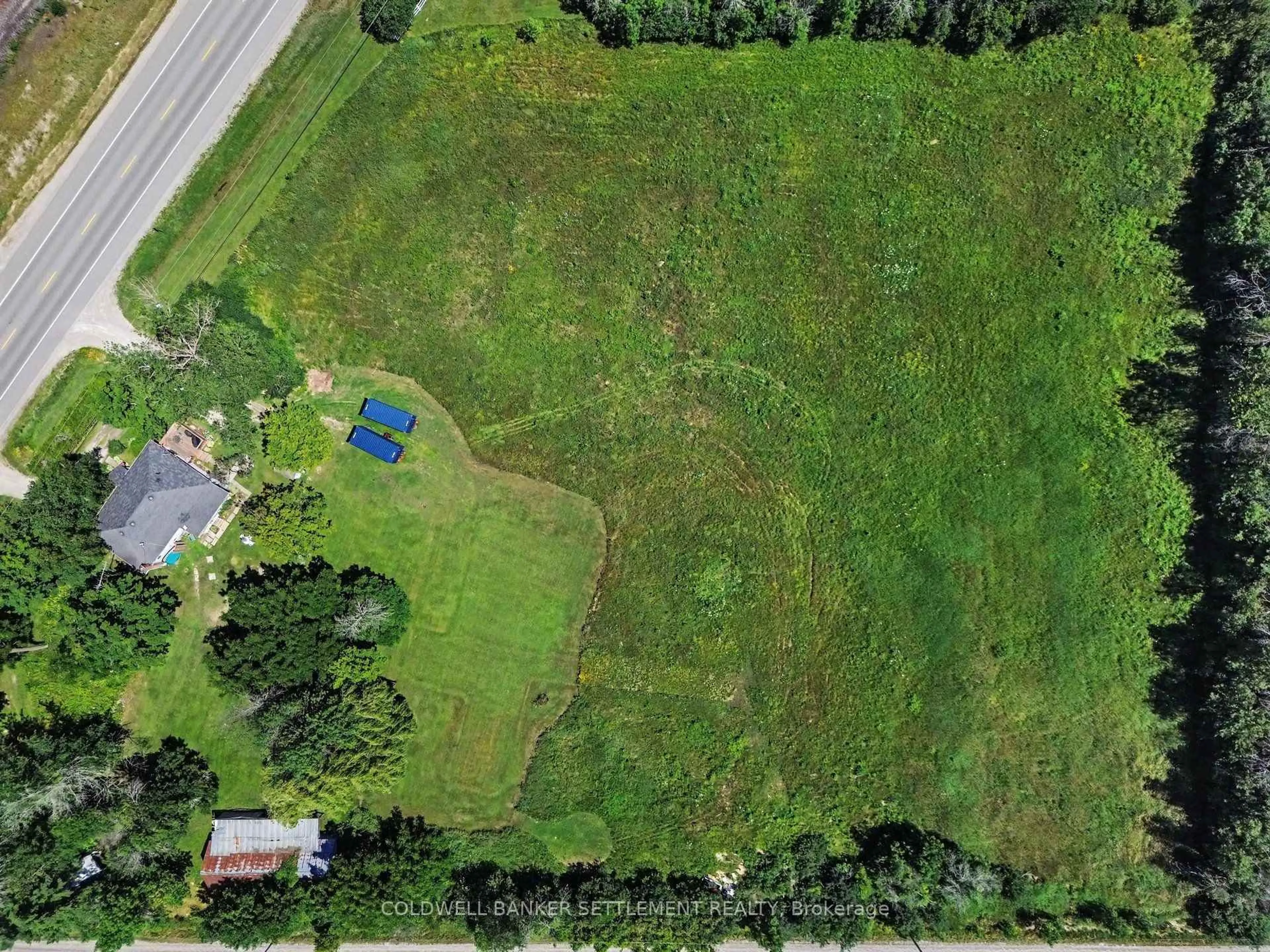 A pic from outside/outdoor area/front of a property/back of a property/a pic from drone, street for 6411 43 Highway, Perth Ontario K7H 3C7