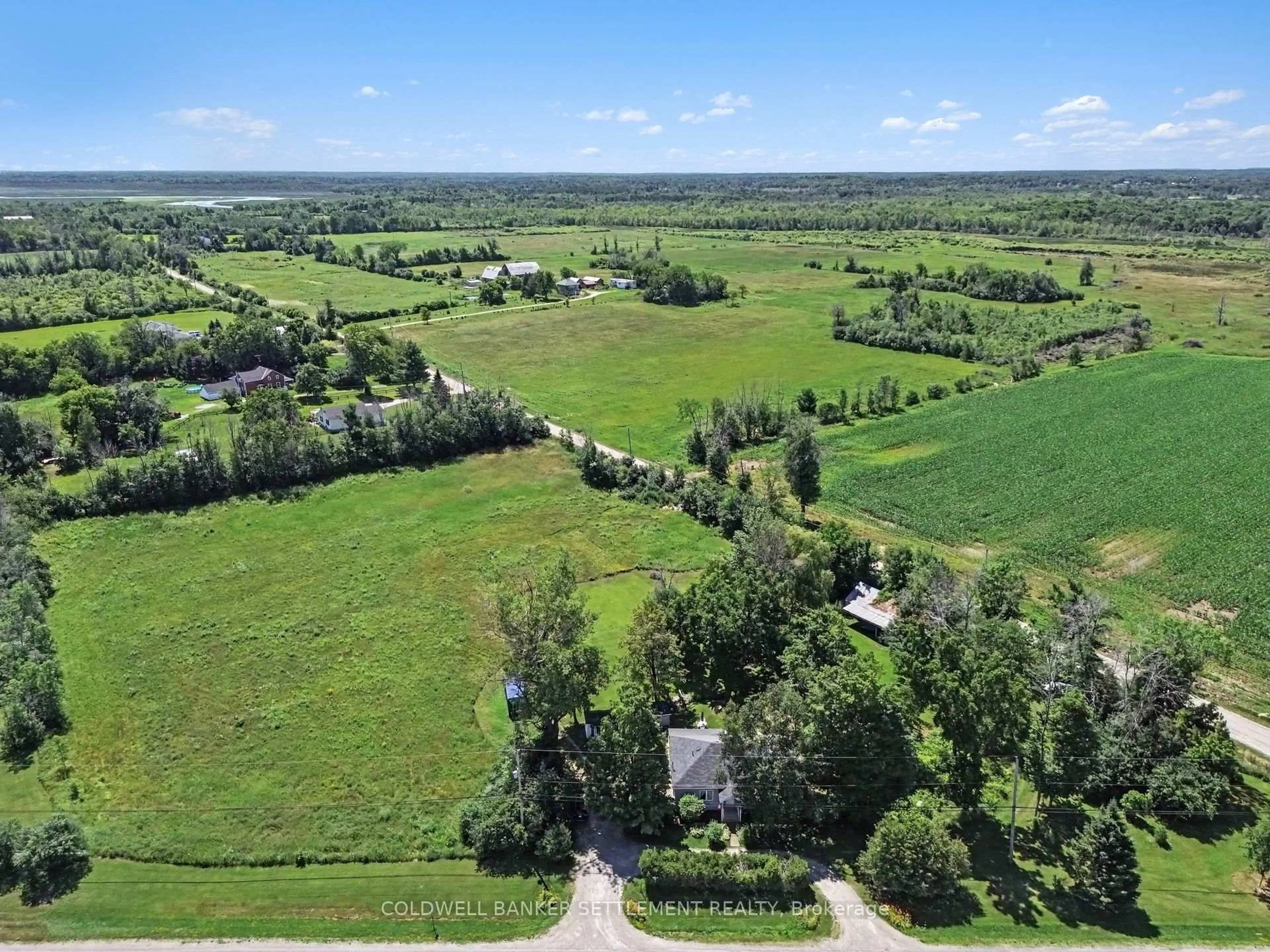 A pic from outside/outdoor area/front of a property/back of a property/a pic from drone, water/lake/river/ocean view for 6411 43 Highway, Perth Ontario K7H 3C7