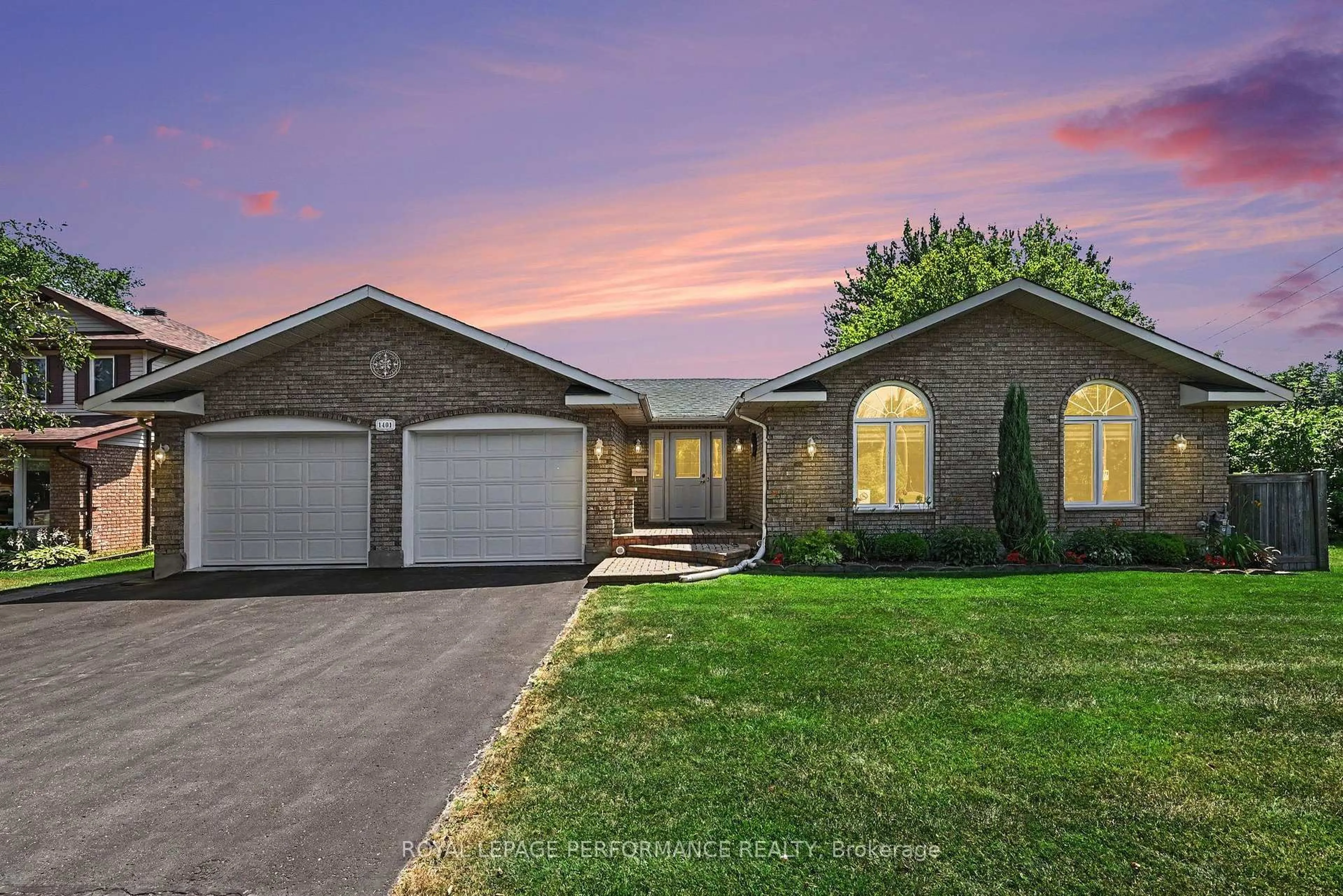 Home with brick exterior material, street for 1401 Holy Cross Blvd, Cornwall Ontario K6H 6Z5
