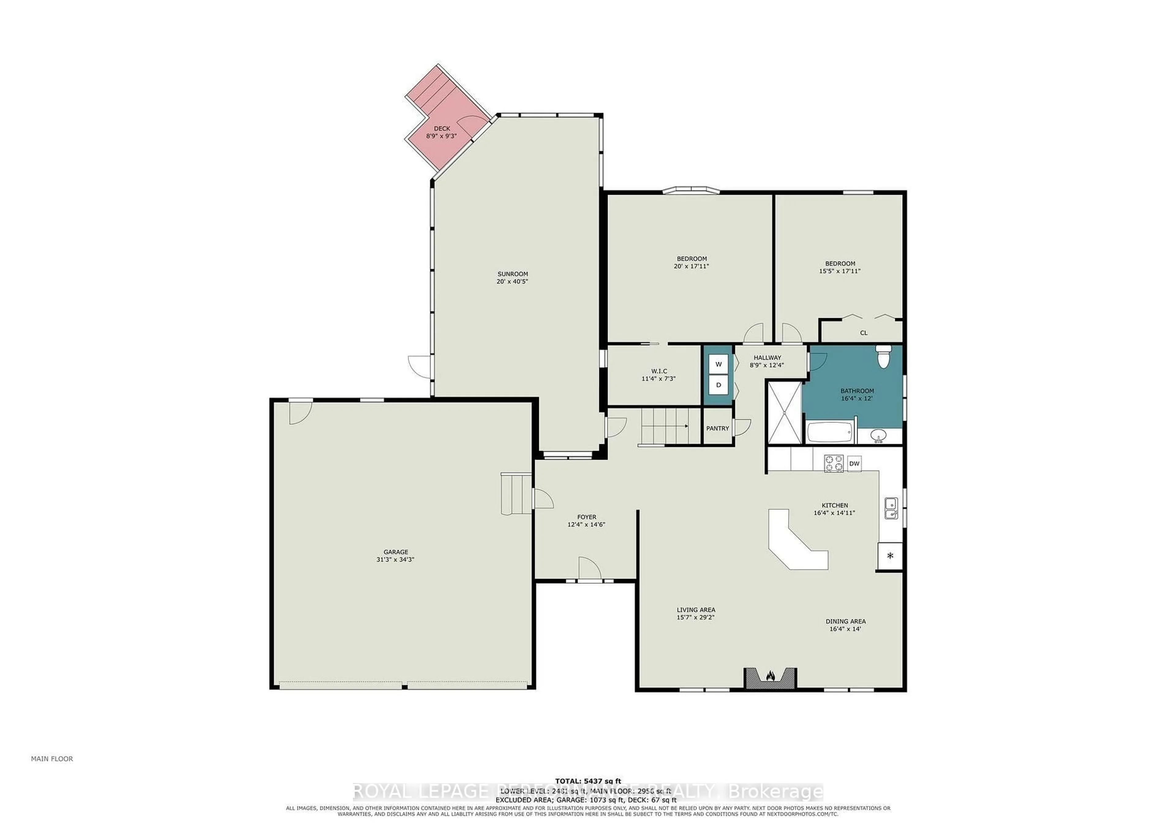 Floor plan for 1401 Holy Cross Blvd, Cornwall Ontario K6H 6Z5