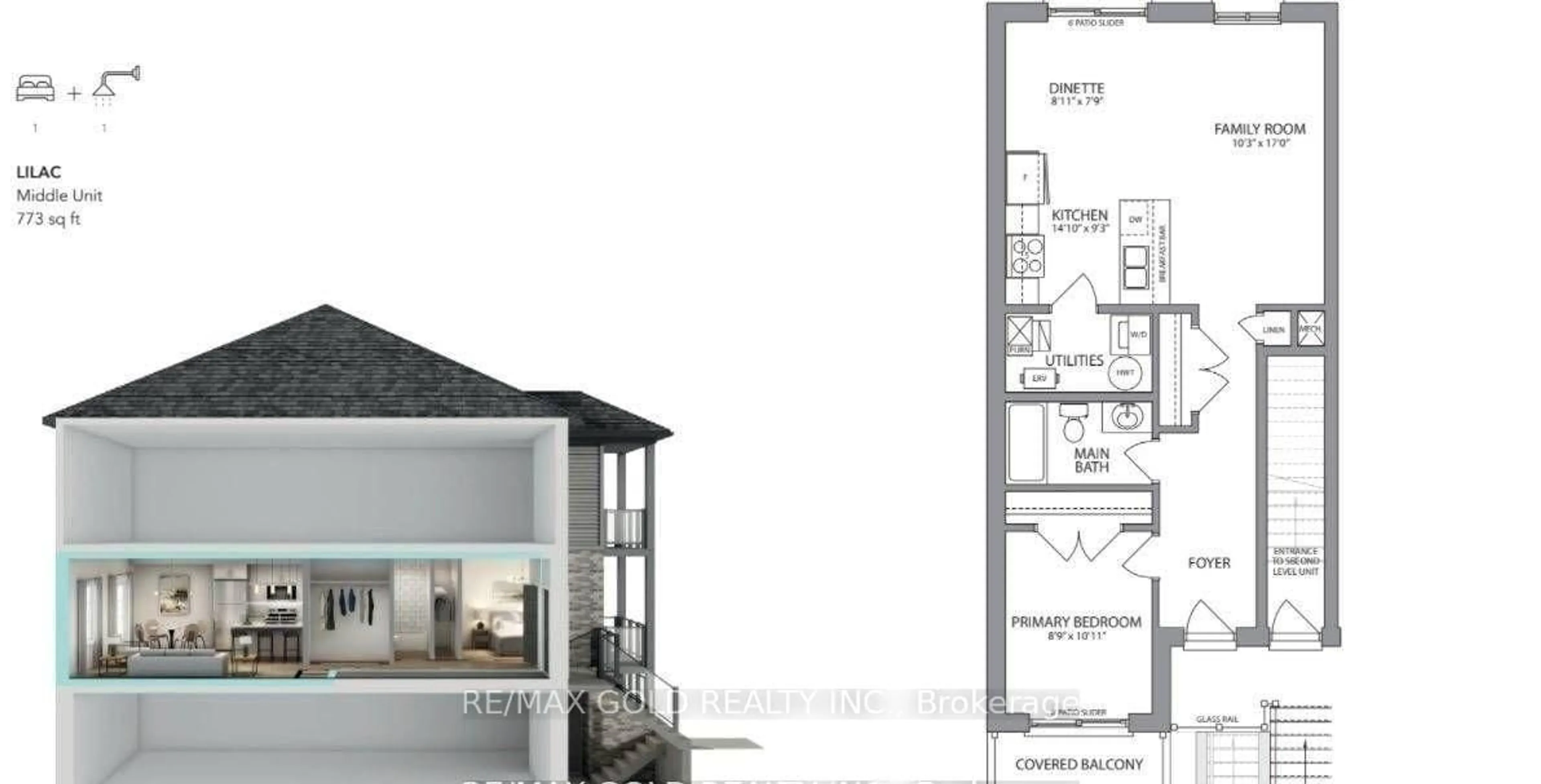 Floor plan for 205 West Oak Tr #44, Kitchener Ontario N2R 0R9