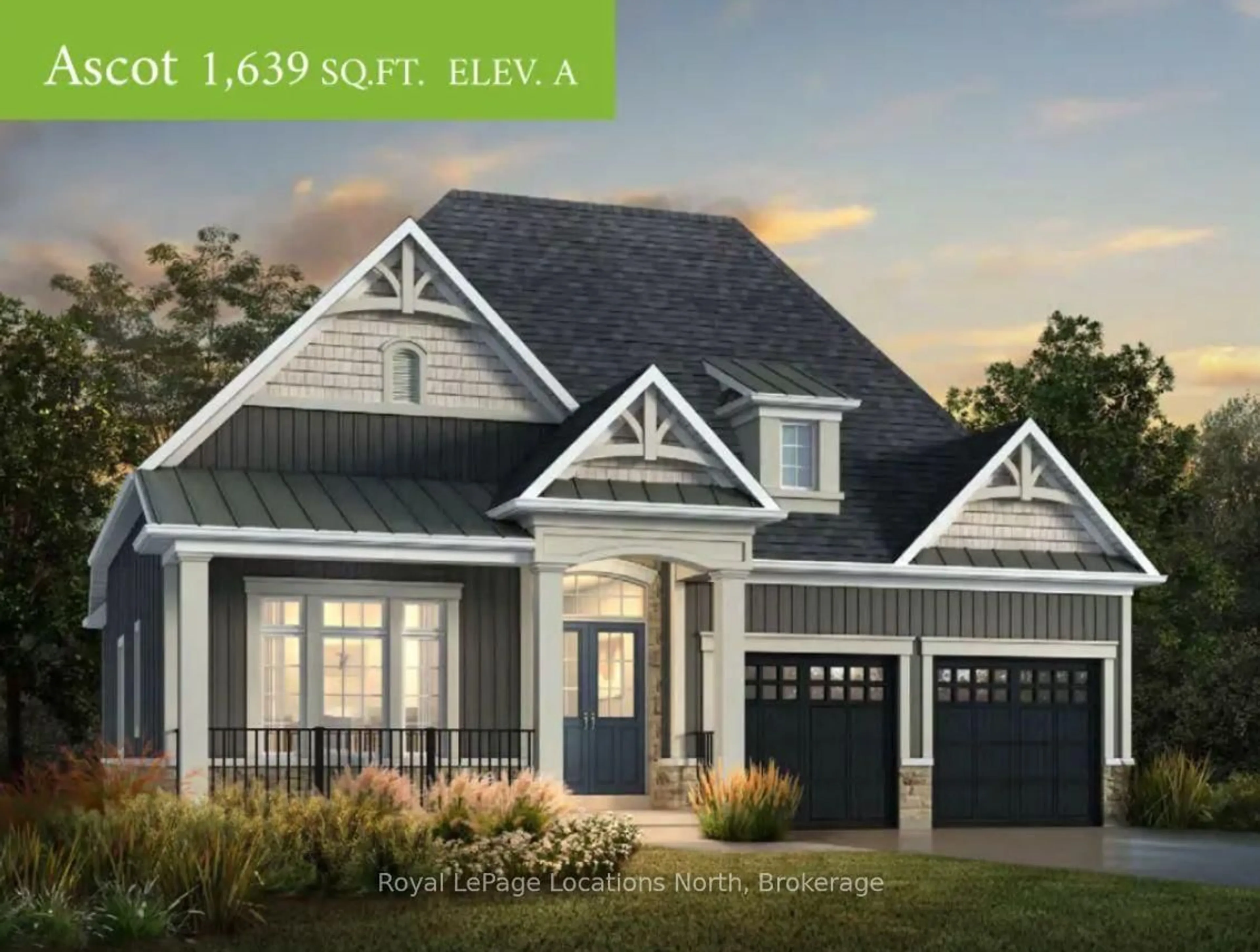 Home with vinyl exterior material, street for 15 Hilton Lane, Meaford Ontario N4L 1L8
