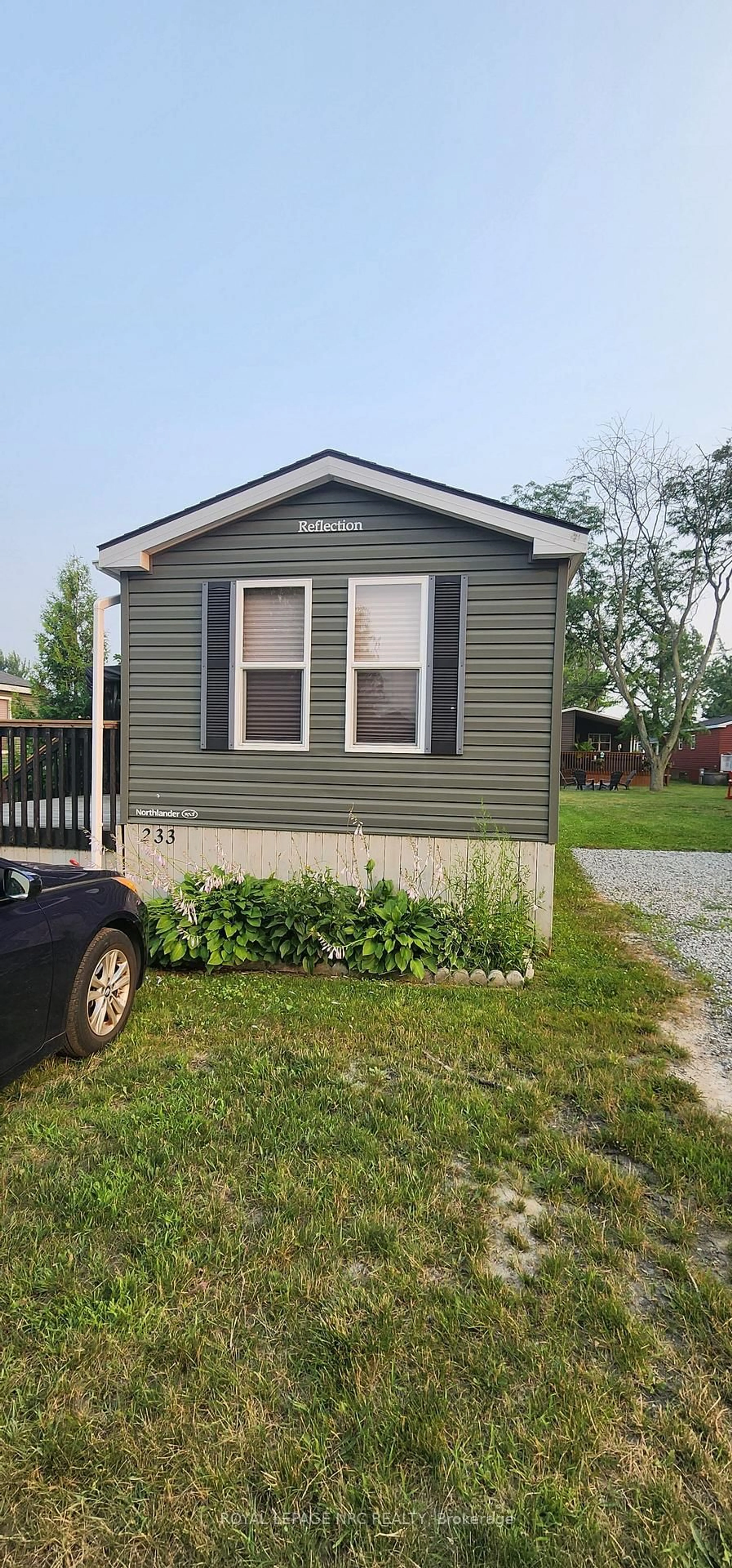 Home with vinyl exterior material, street for 1501 LINE 8 Rd #233, Niagara-on-the-Lake Ontario L0S 1J0