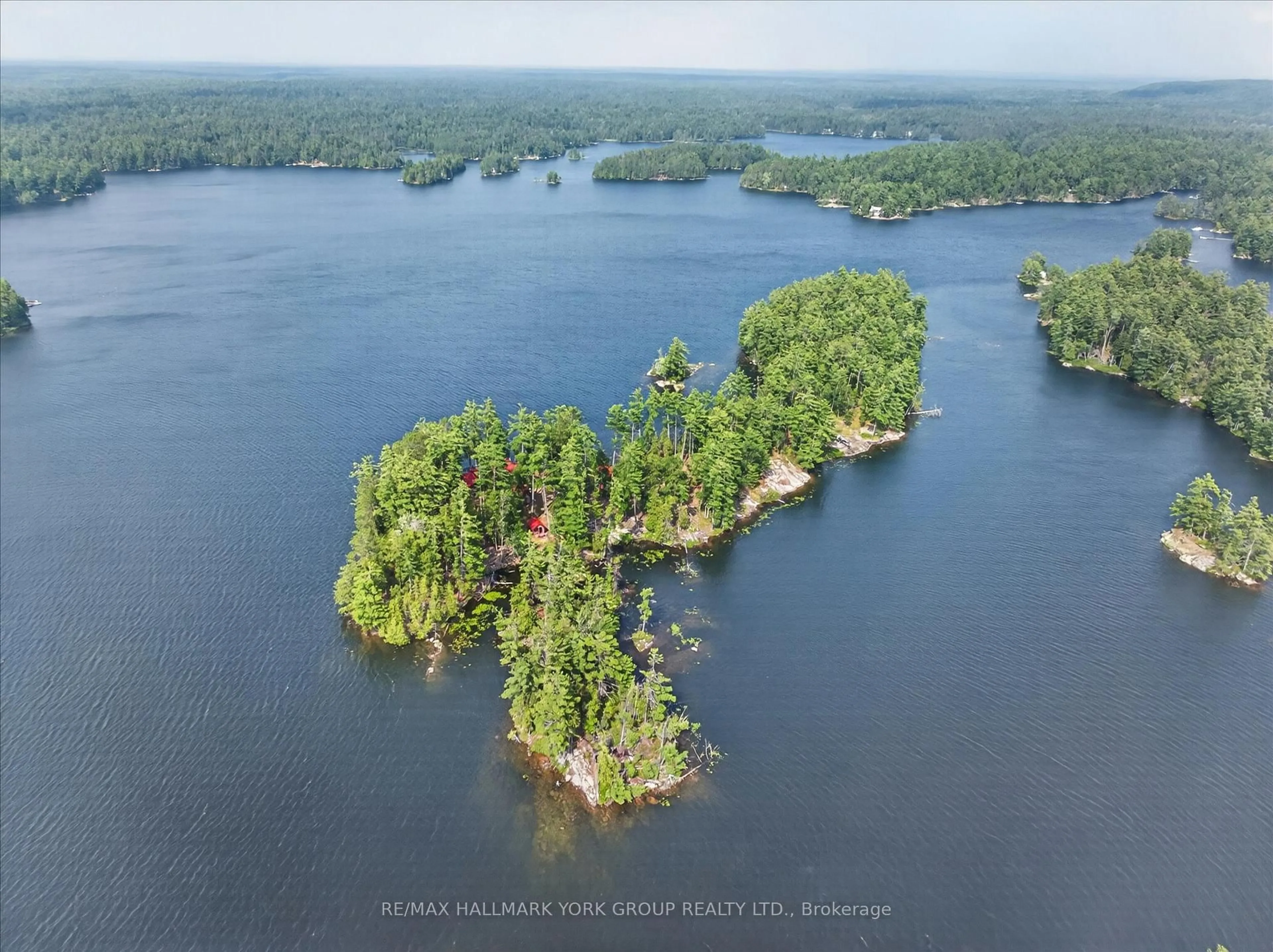A pic from outside/outdoor area/front of a property/back of a property/a pic from drone, water/lake/river/ocean view for 12 Eastland Island, Jack Lake, Havelock-Belmont-Methuen Ontario K0E 1A0
