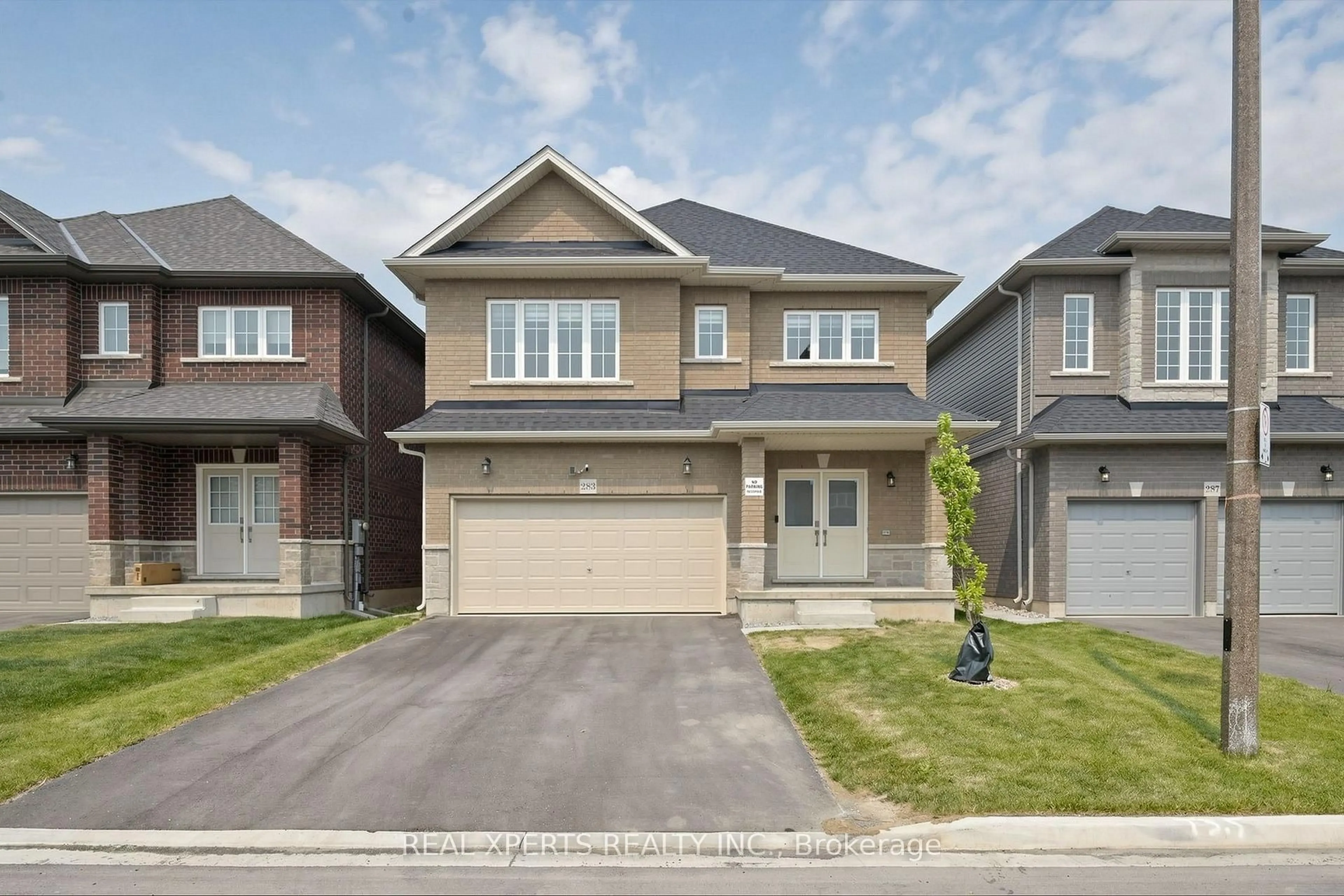 Home with brick exterior material, street for 283 Rockledge Dr, Hamilton Ontario L0R 1P0