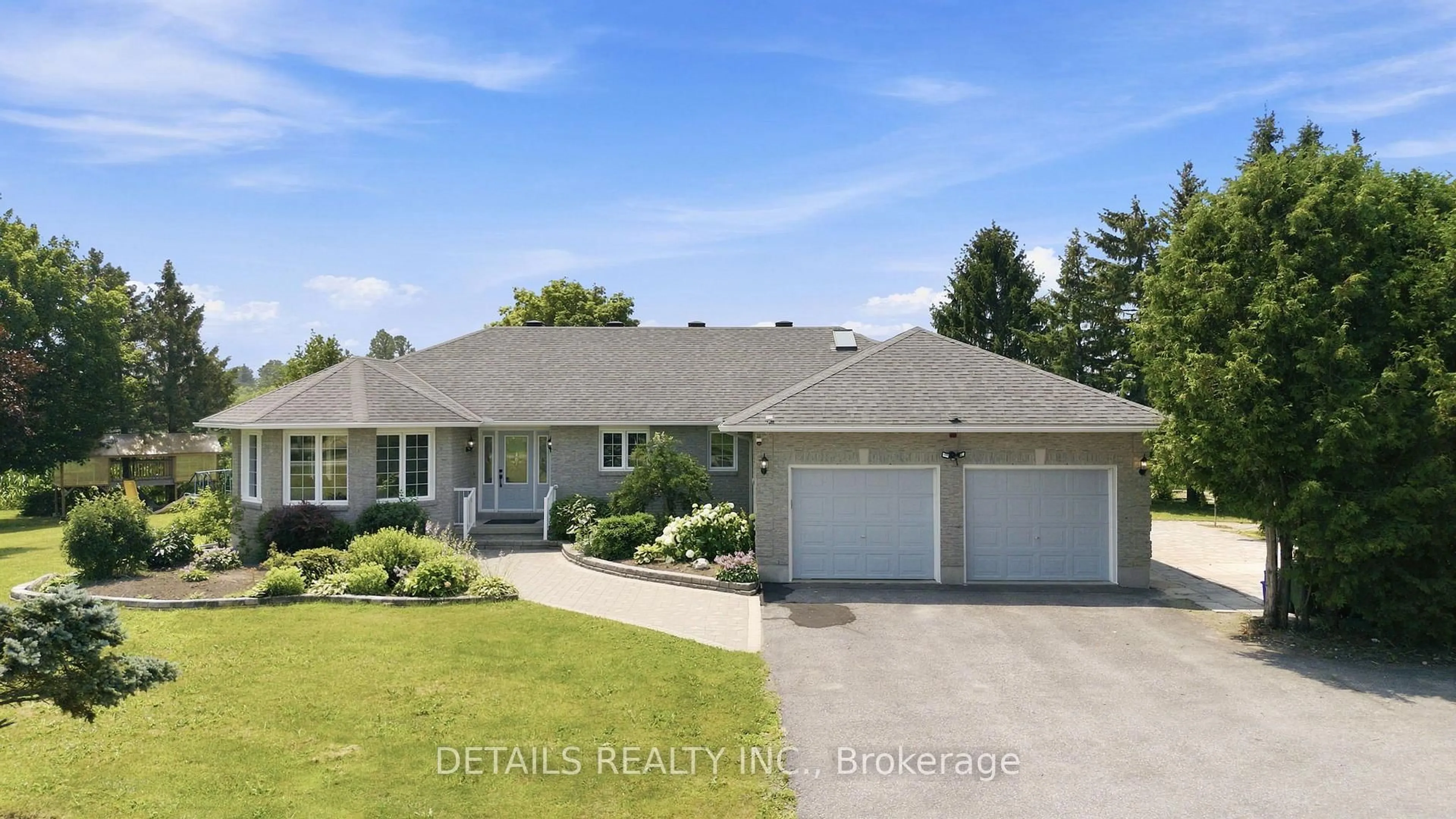 Home with vinyl exterior material, street for 6408 Fourth Line Rd, North Gower Ontario K0A 2T0