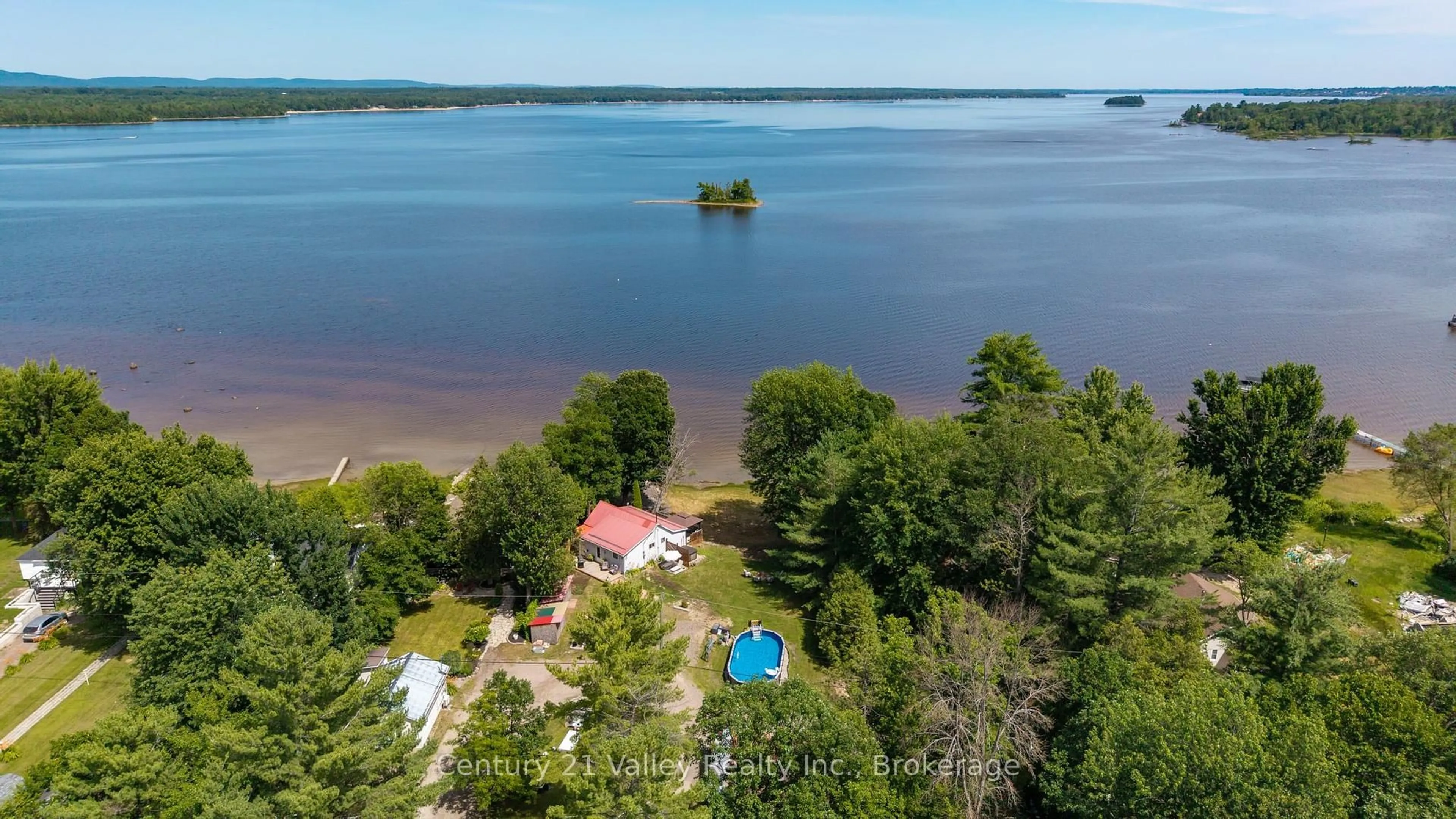 A pic from outside/outdoor area/front of a property/back of a property/a pic from drone, water/lake/river/ocean view for 502A MacGregor Bay Tr, Pembroke Ontario K8A 8K9