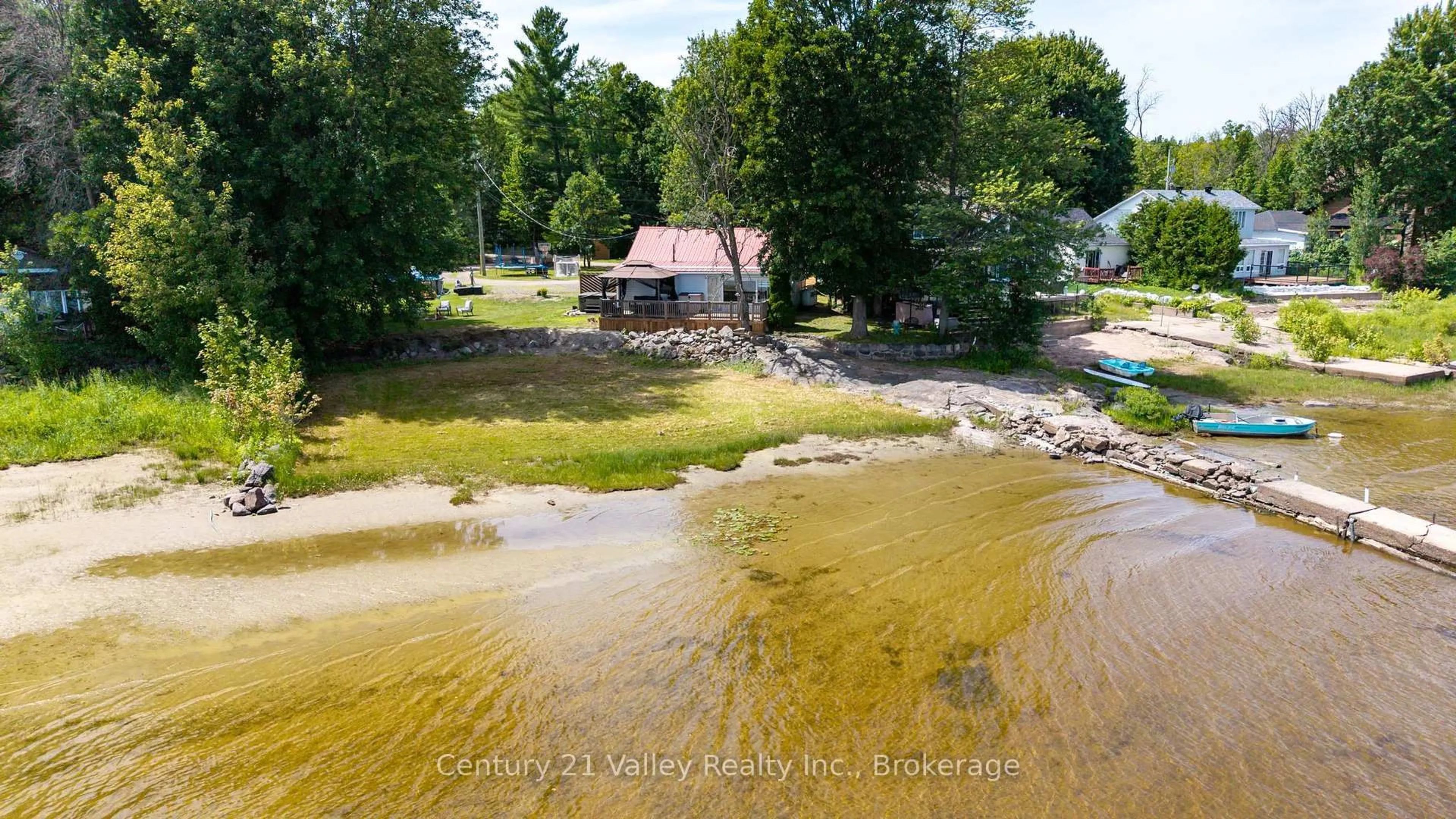 A pic from outside/outdoor area/front of a property/back of a property/a pic from drone, water/lake/river/ocean view for 502A MacGregor Bay Tr, Pembroke Ontario K8A 8K9