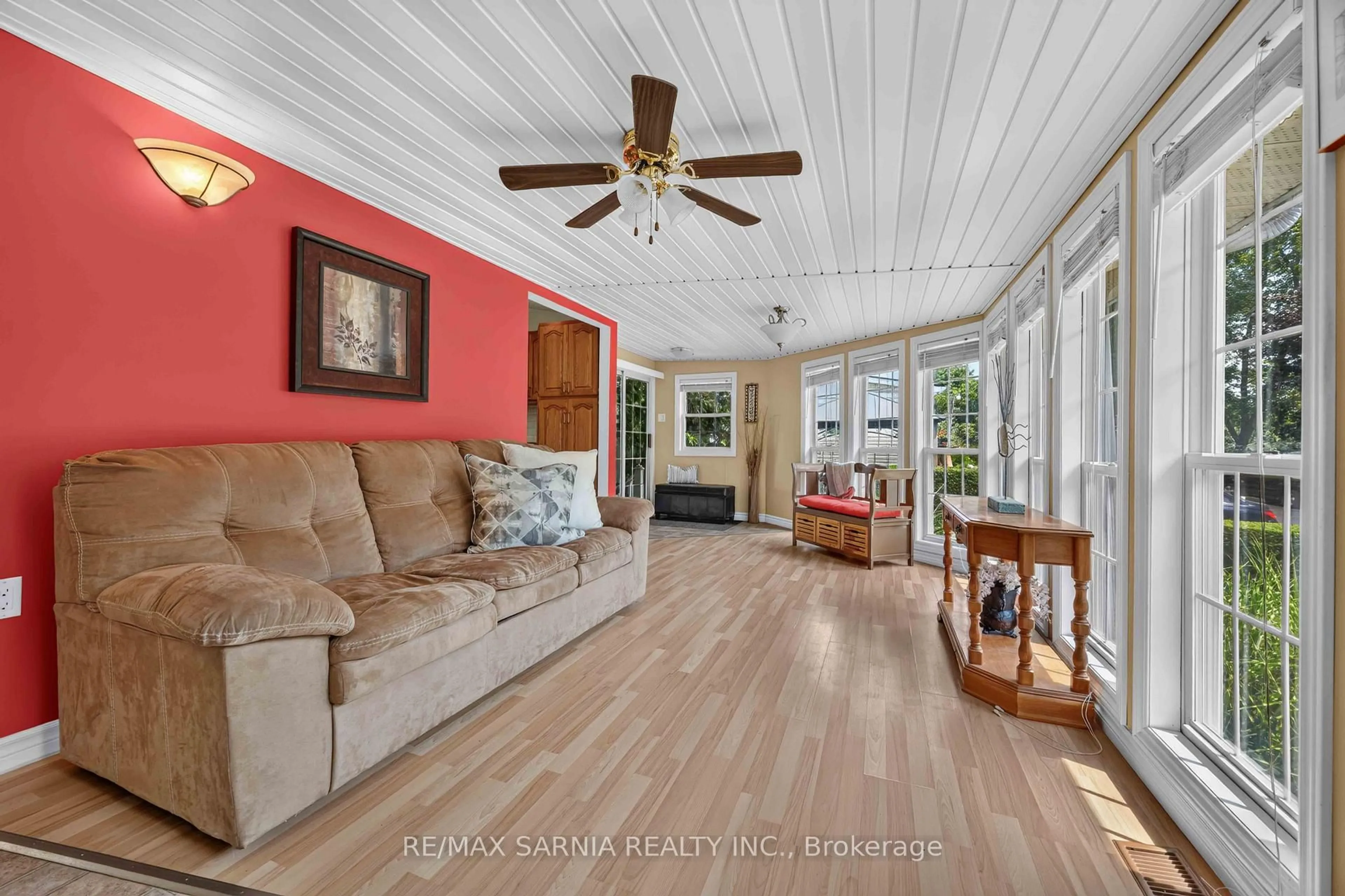 Living room with furniture, unknown for 4895 Lakeshore Rd #A91, Plympton-Wyoming Ontario N0N 1J6